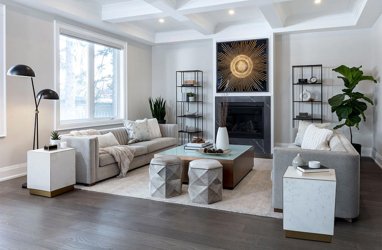 Faven Floor Lamp Black