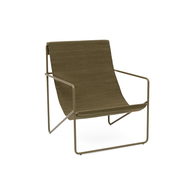 Desert Lounge Chair White/Olive