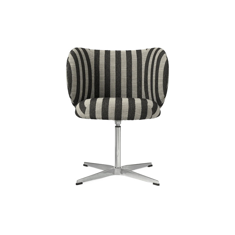 Rico Dining Chair Swivel Sand/Black