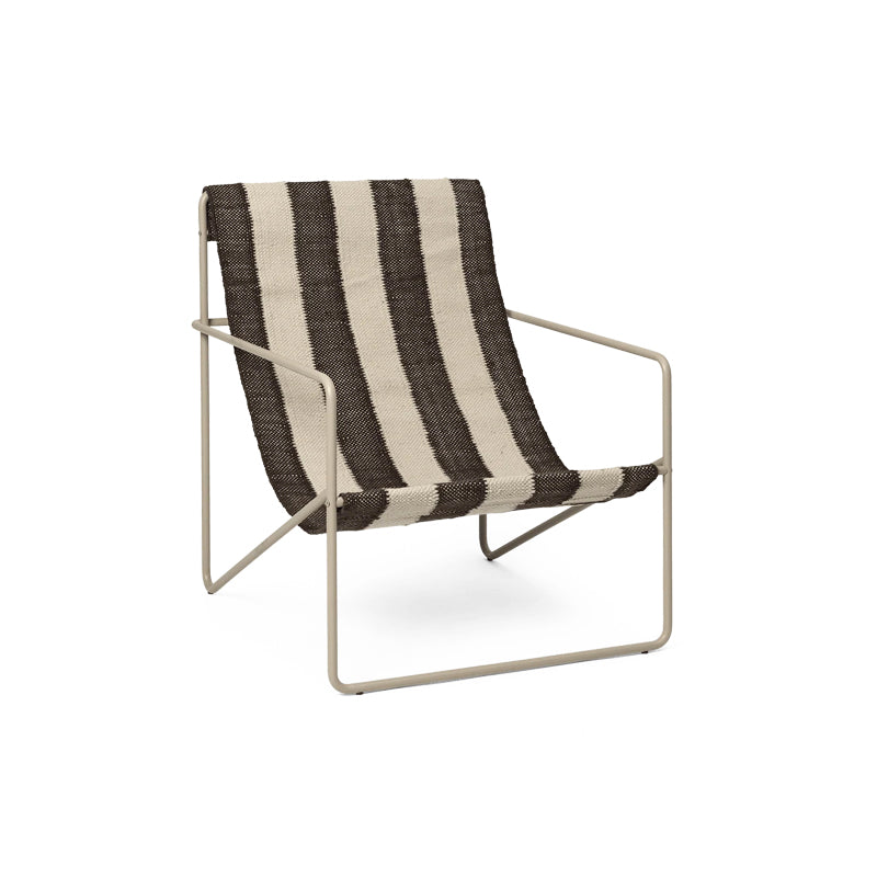 Desert Lounge Chair Cashmere Off-White/Chocolate