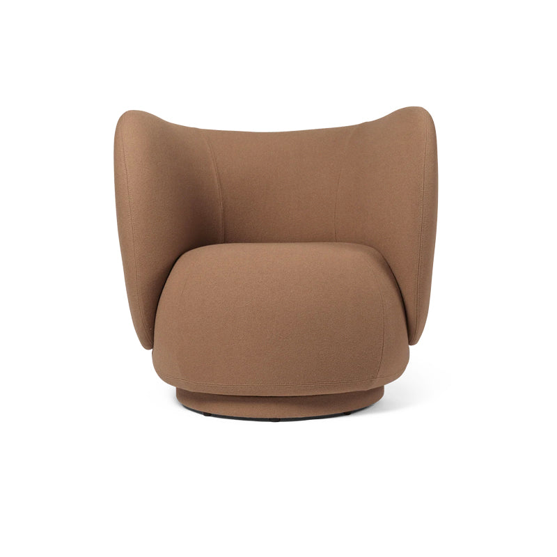 Rico Lounge Chair Swivel Tan