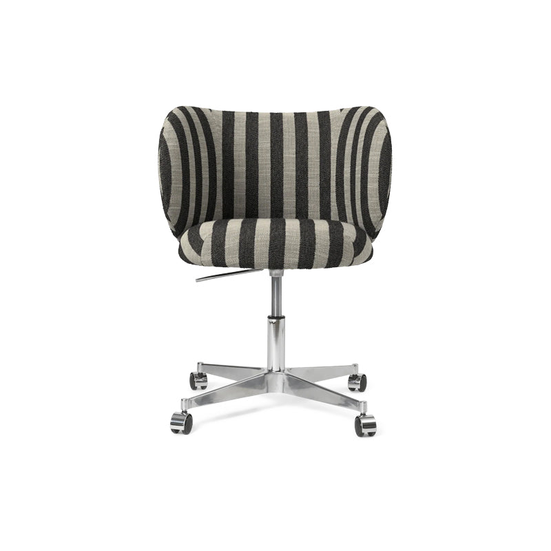Rico Dining Chair Castors Sand/Black