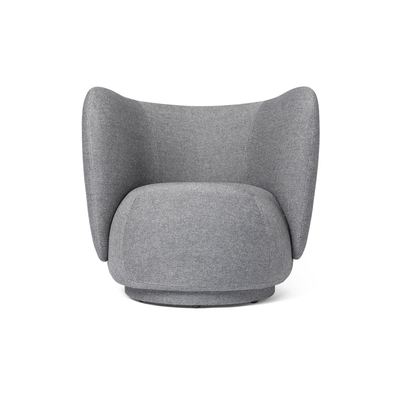 Rico Lounge Chair Swivel Main Line Flax Navy Melange