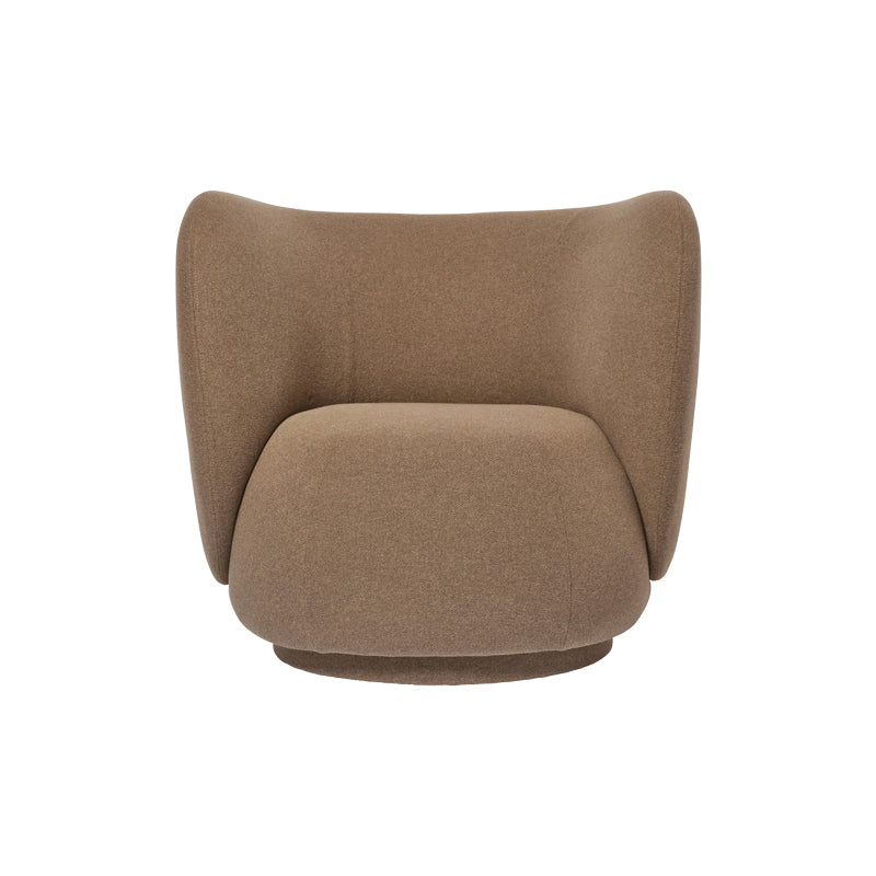 Rico Lounge Chair Swivel Autumn/Dark Sand