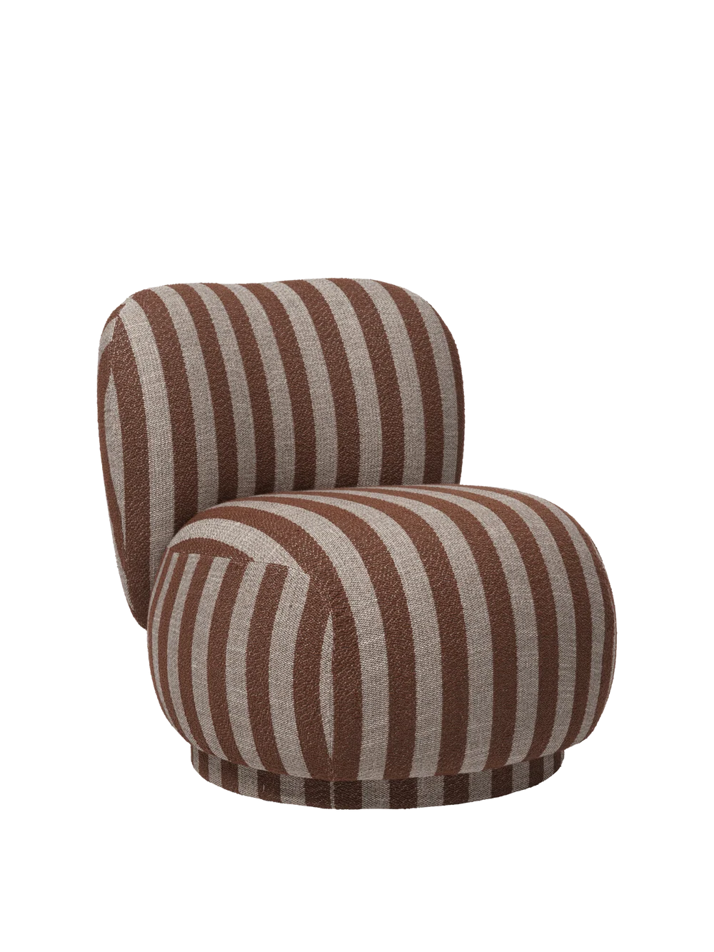 Rico Piccolo Lounge Chair Swivel Sand/Chocolate