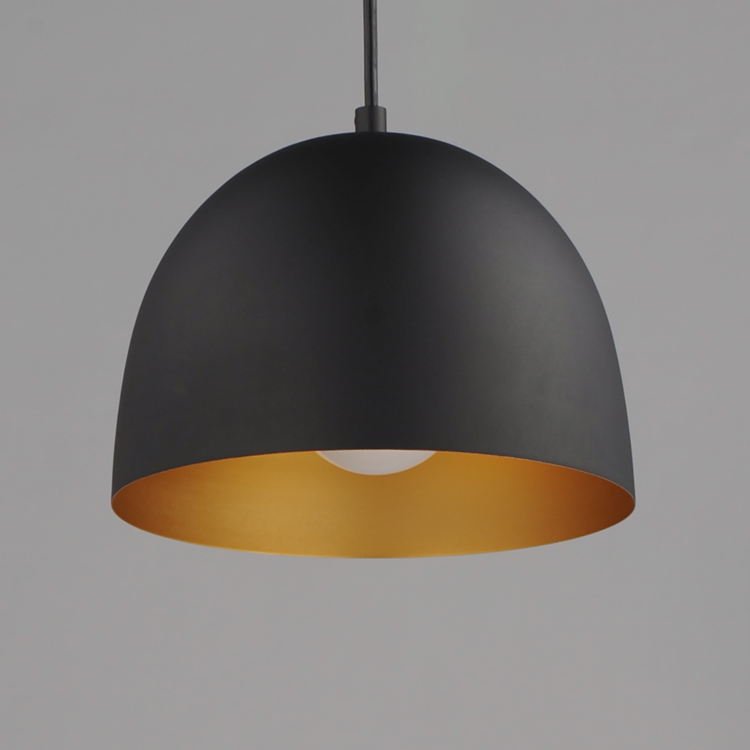 Tova Small Pendant Black/Gold