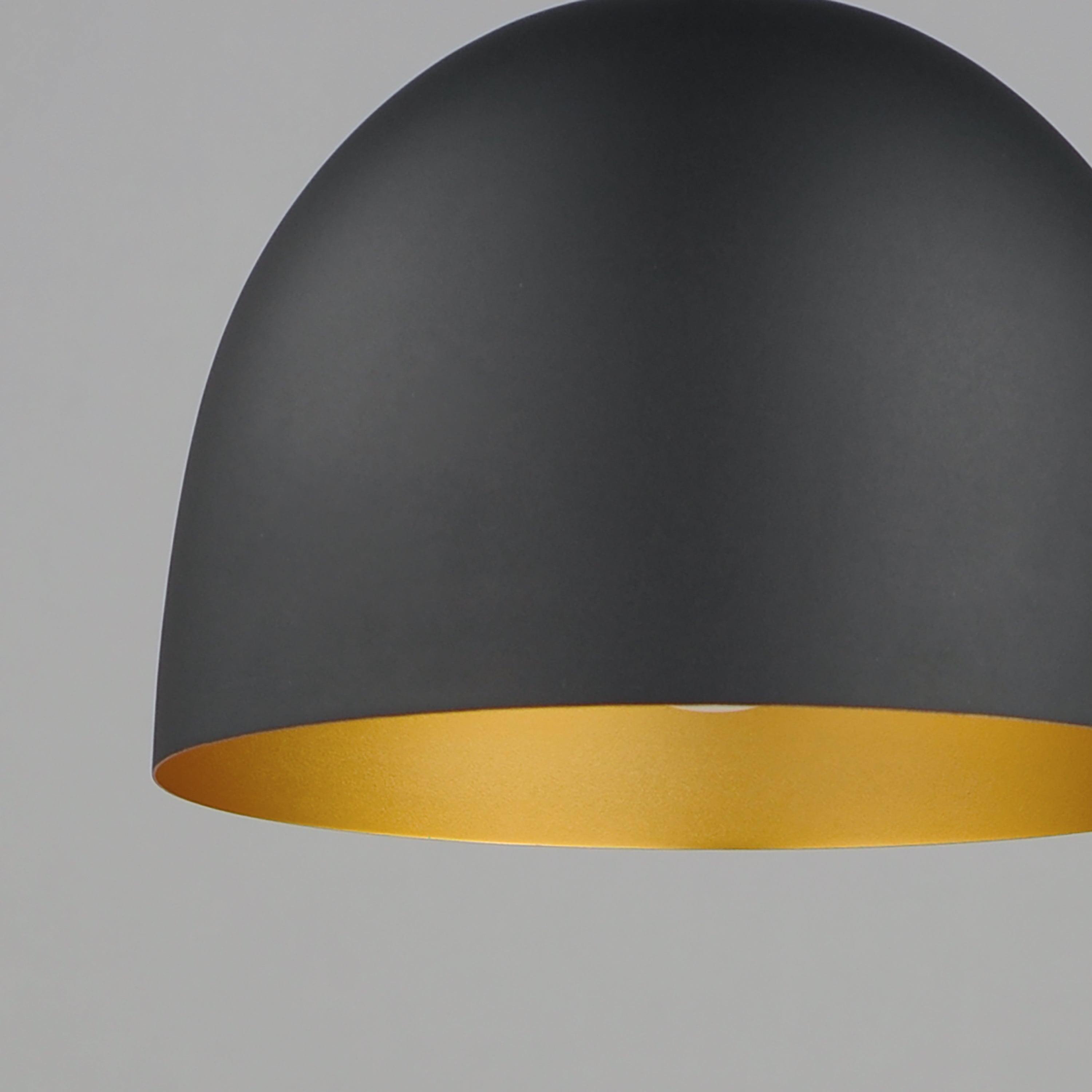 Tova Small Pendant Black/Gold