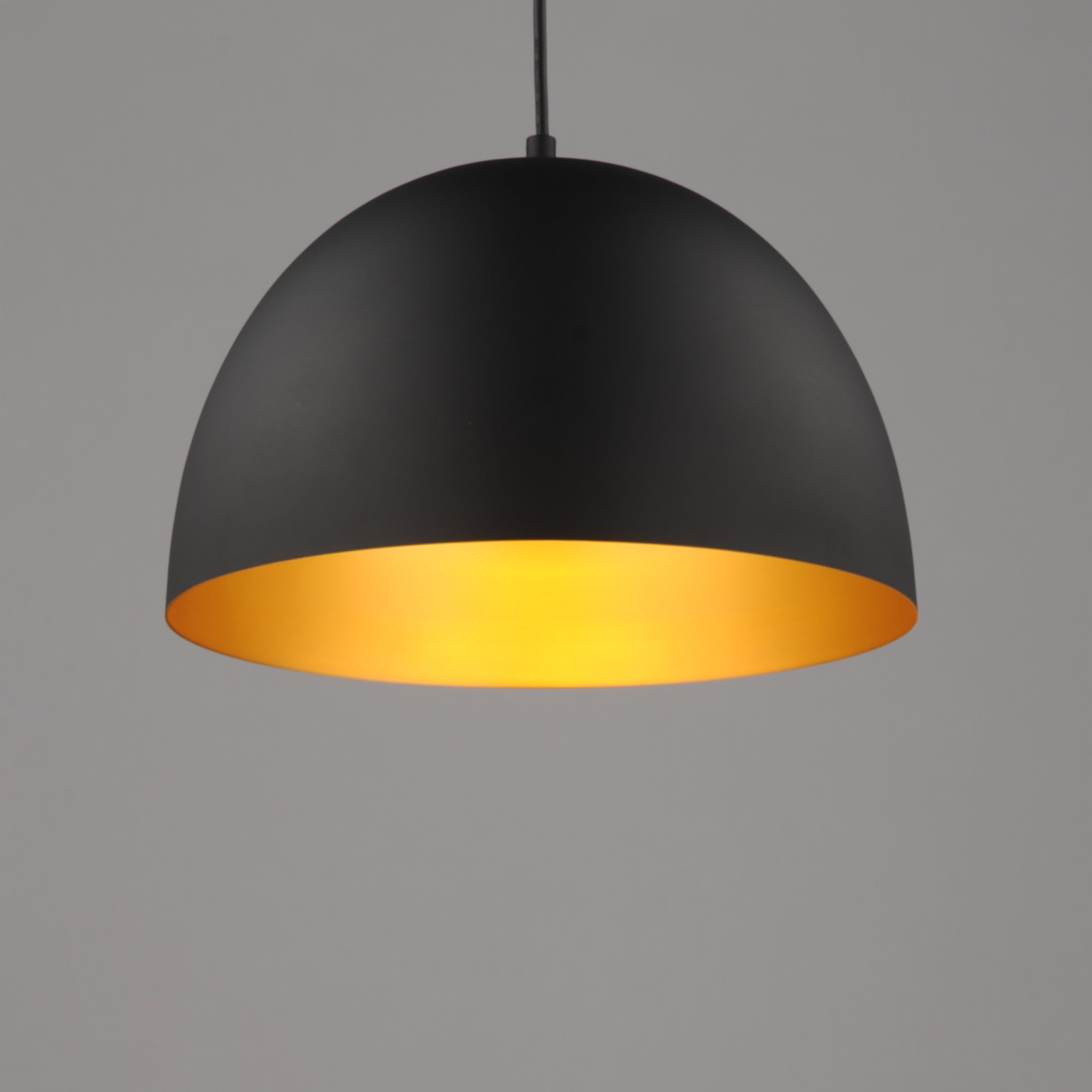 Tova Medium Pendant Black/Gold