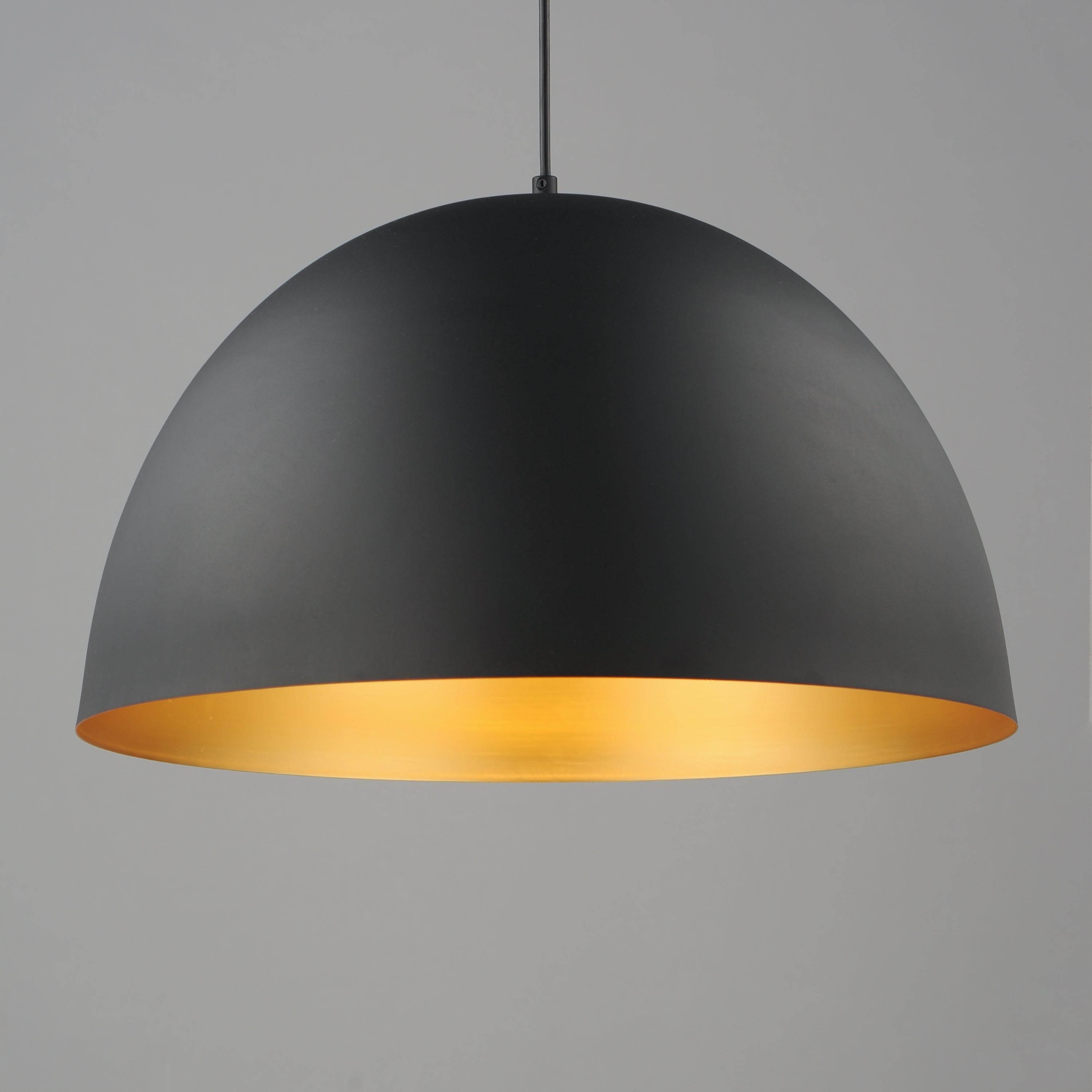 Tova Large Pendant Black/Gold
