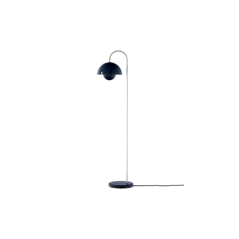Flowerpot VP12 Floor Lamp Steel Blue