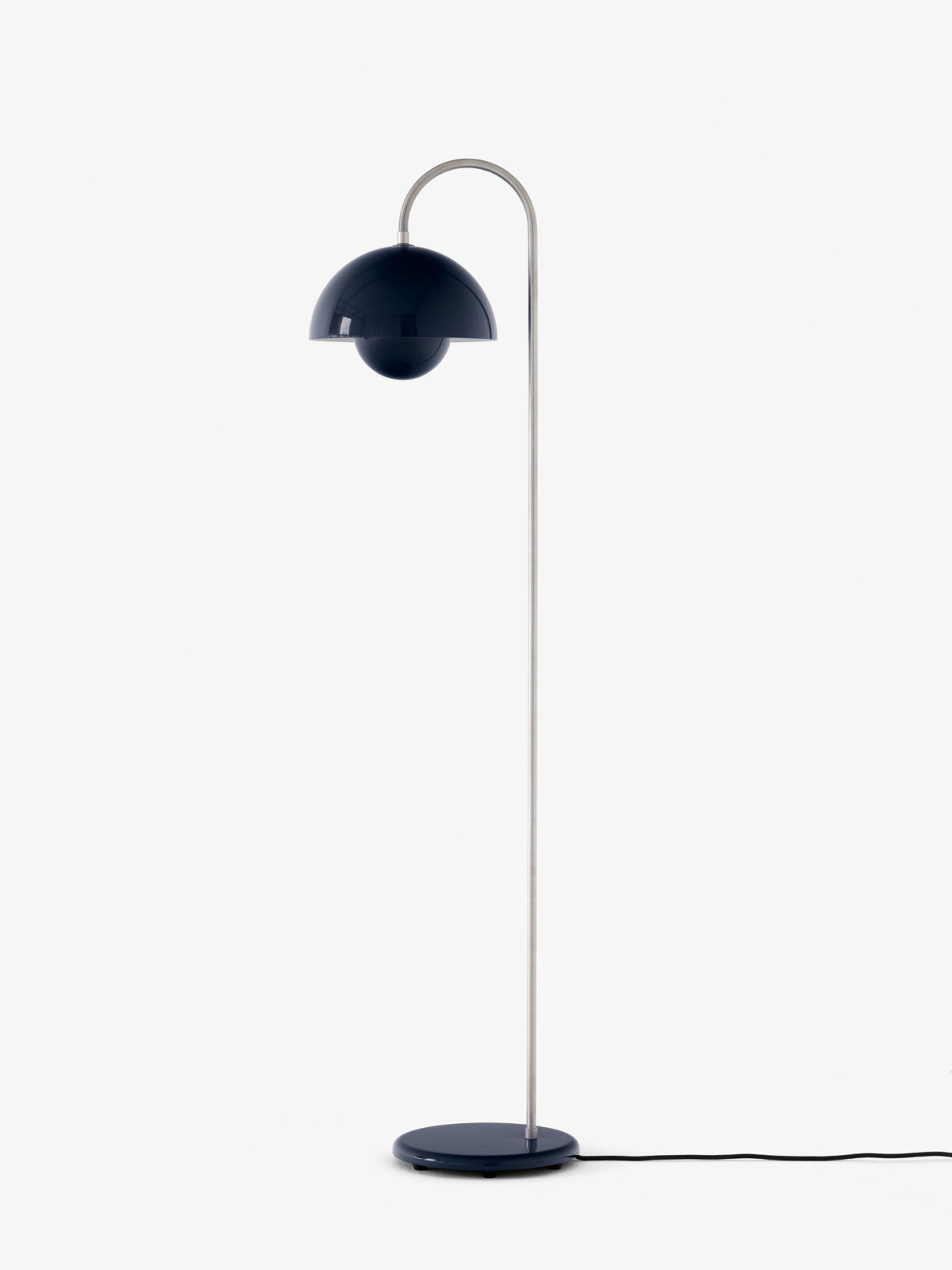 Flowerpot VP12 Floor Lamp Steel Blue