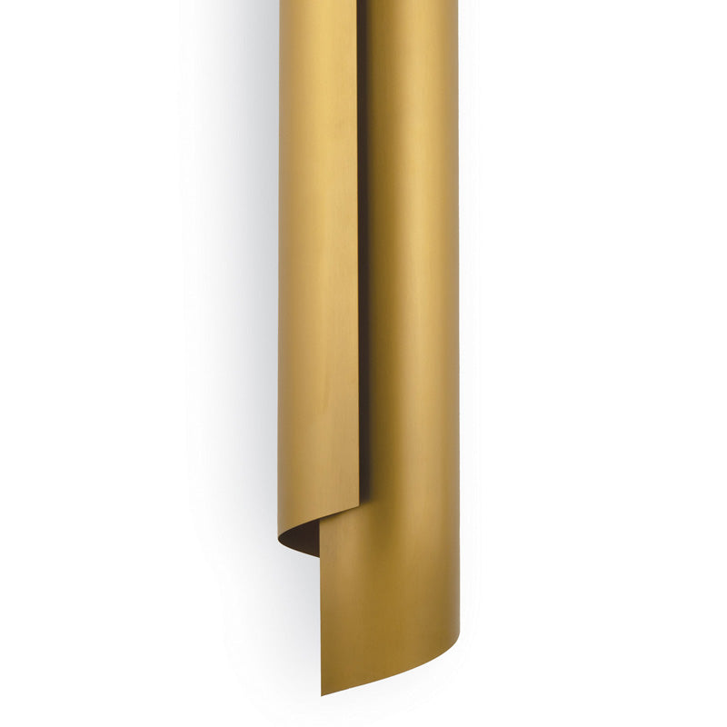 Flute Sconce Brass