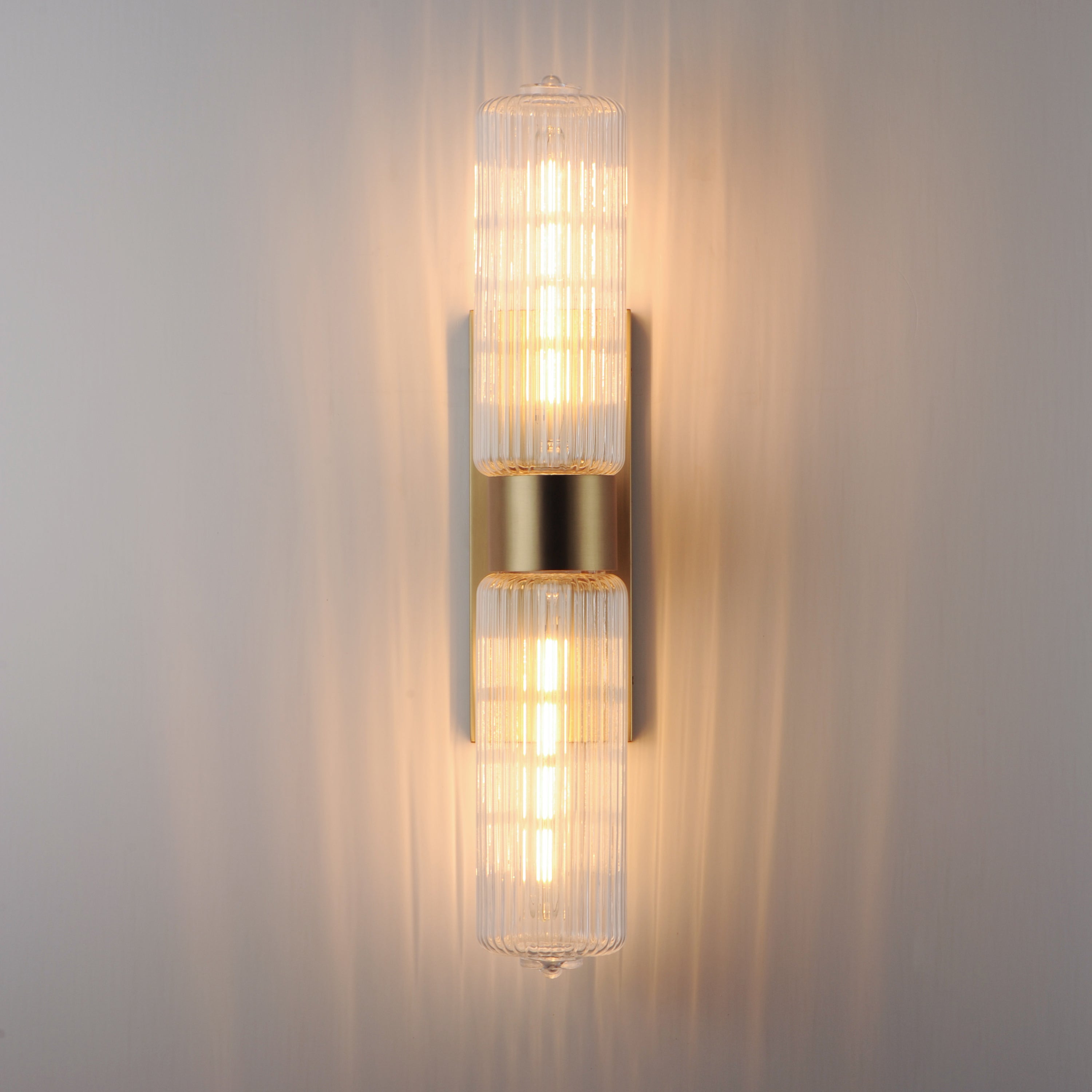 Kasbah 2 Light Sconce Brass