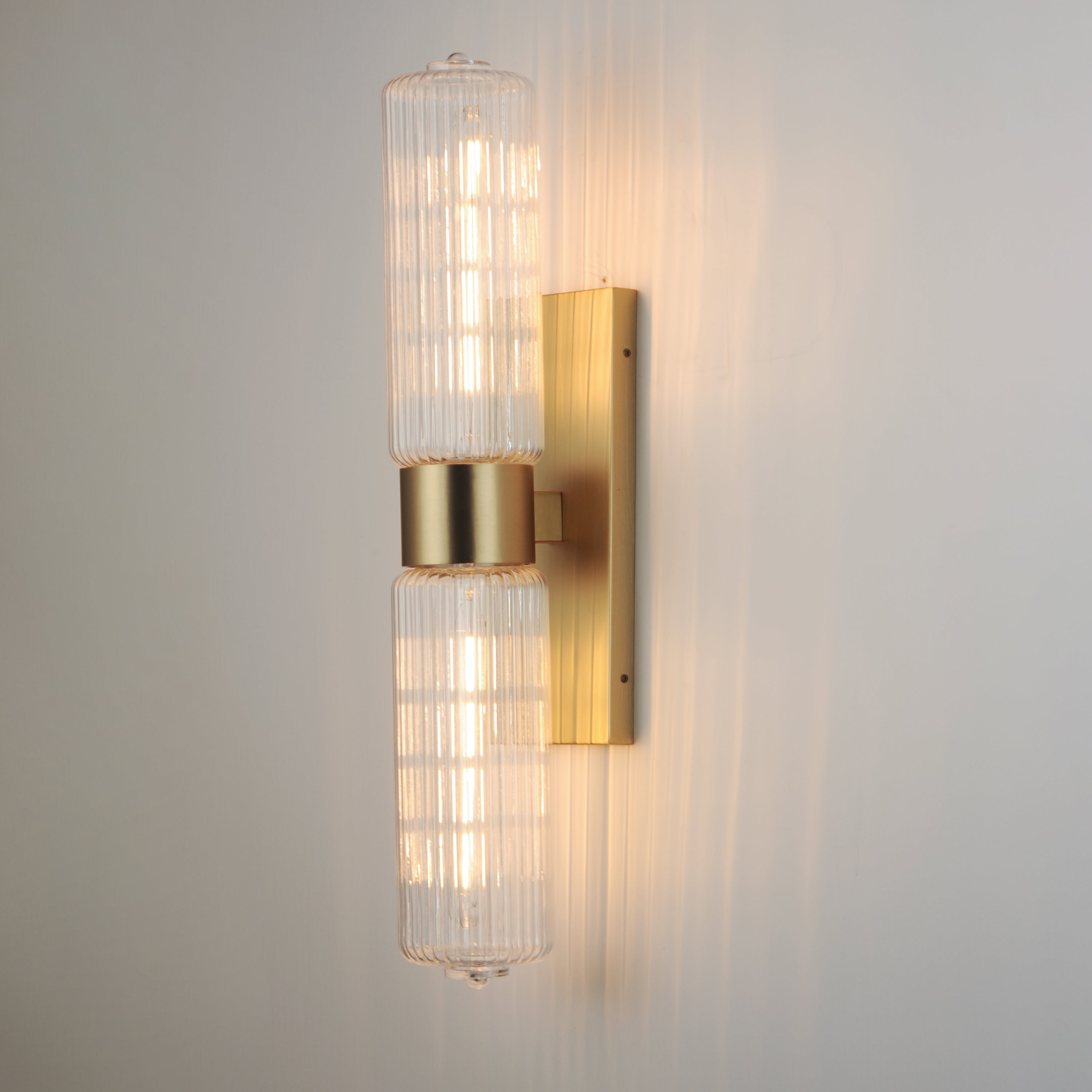 Kasbah 2 Light Sconce Brass