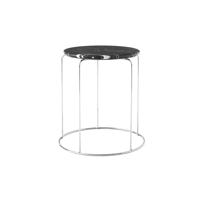 Ware Stool Marble Top VP11 Nero