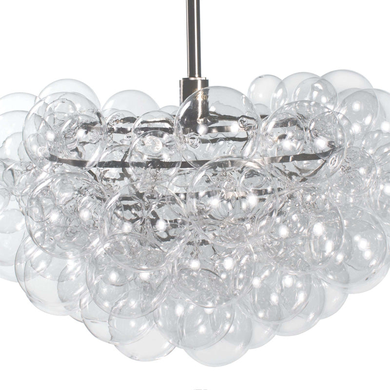 Bubbles Chandelier Nickel