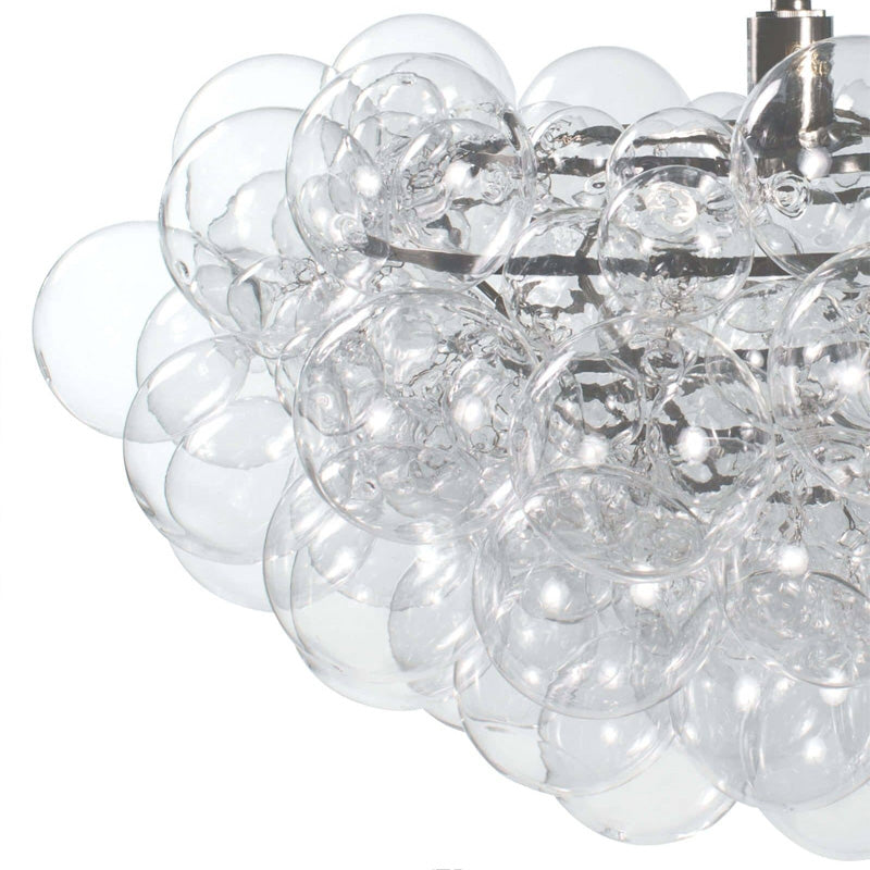 Bubbles Chandelier Nickel