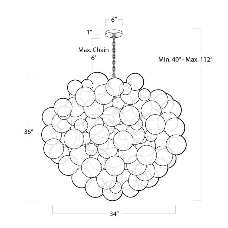 Nimbus Candil Cristal