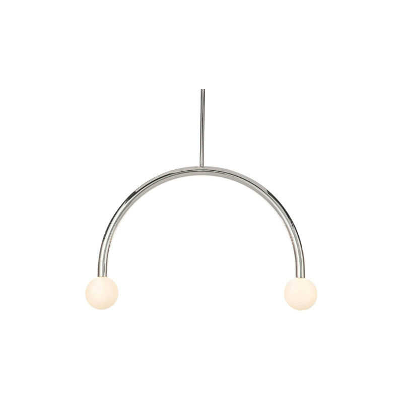 Happy Pendant Large Nickel