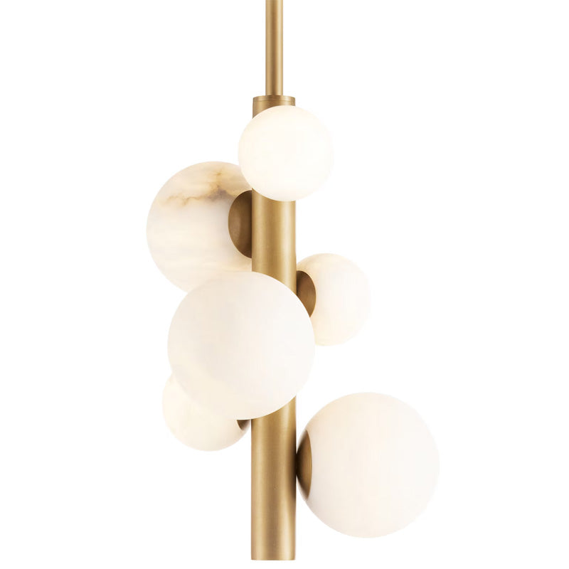 Styx Vertical Pendant Brass