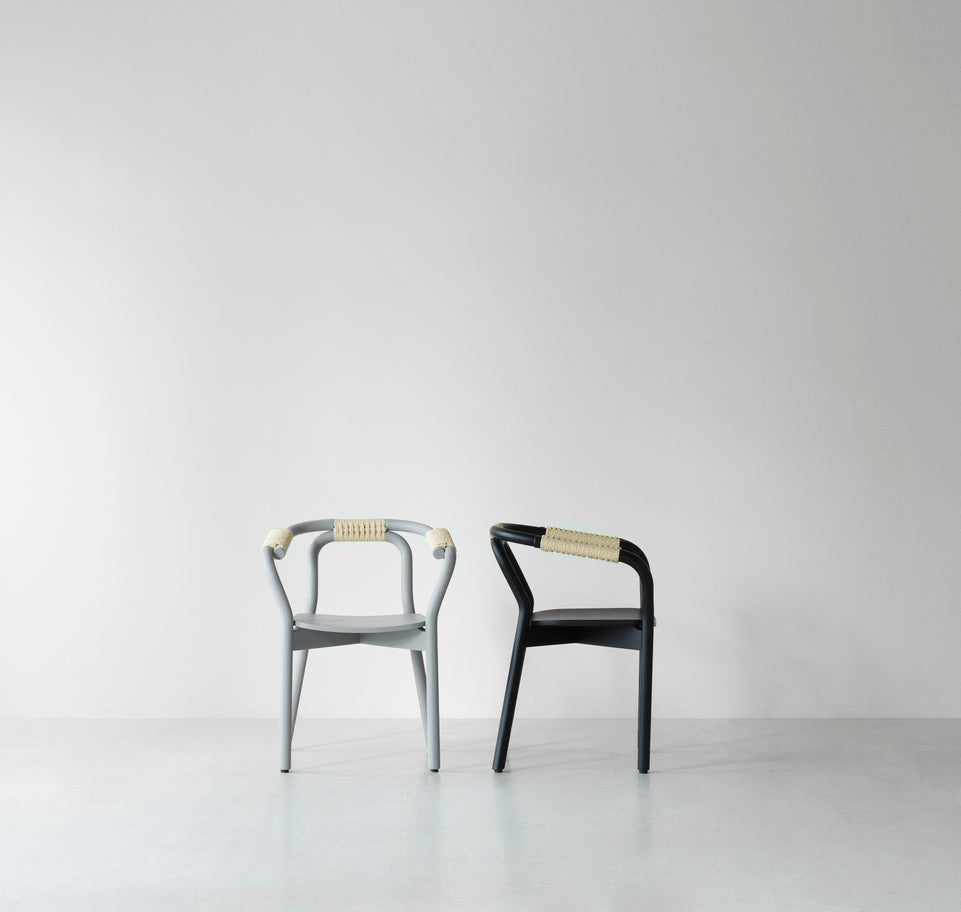 Knot Chair Negra/Natural