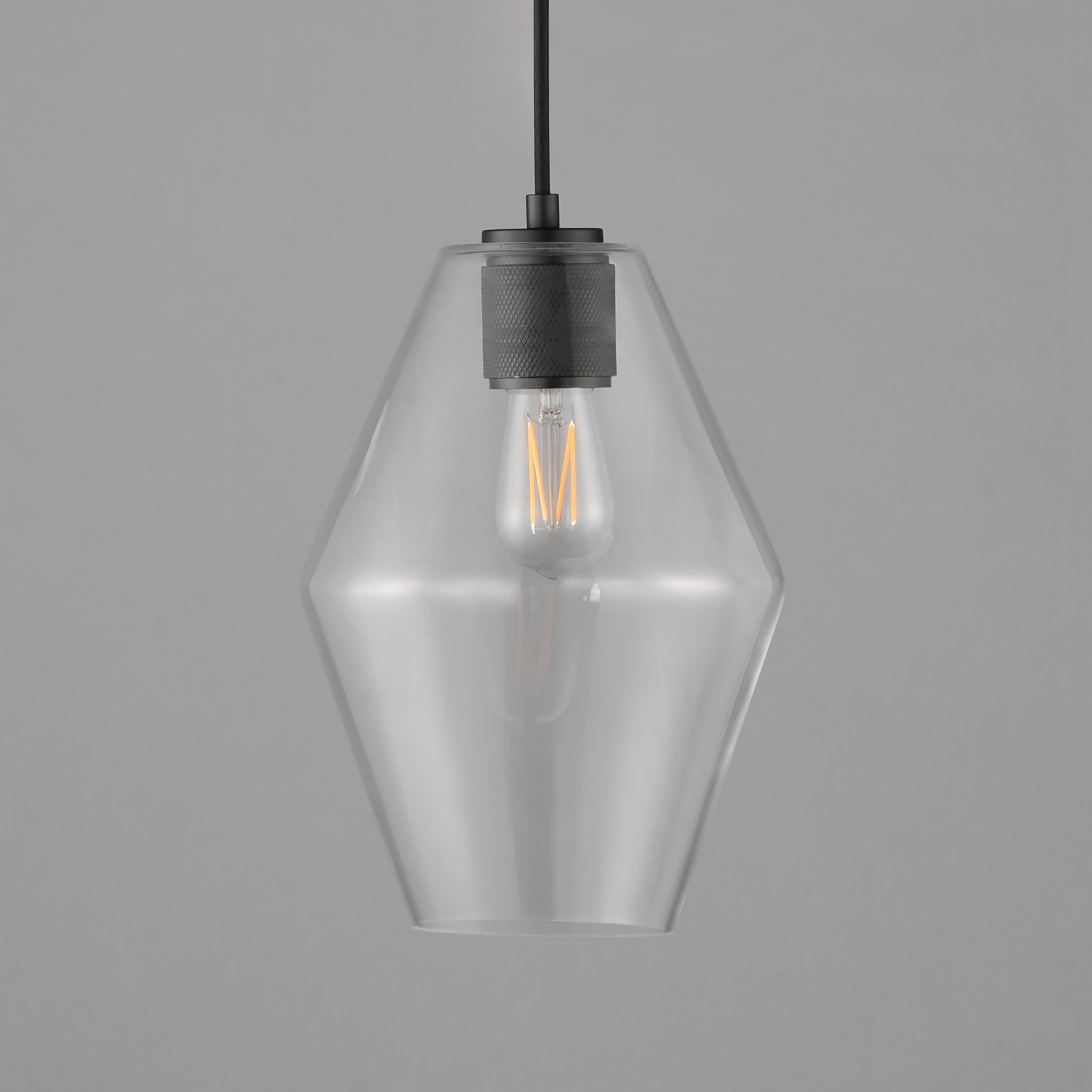 Geode Small Pendant Black