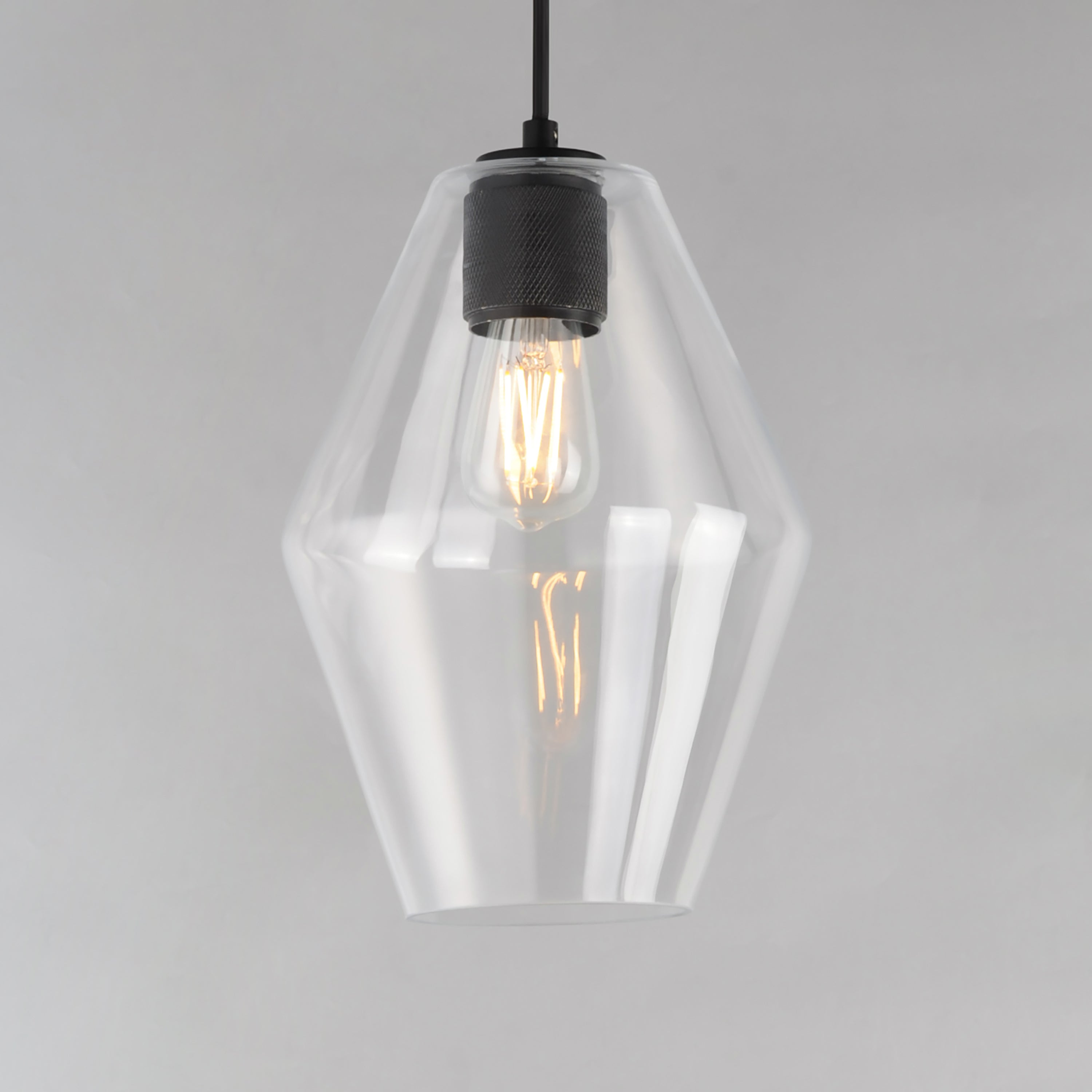 Geode Small Pendant Black