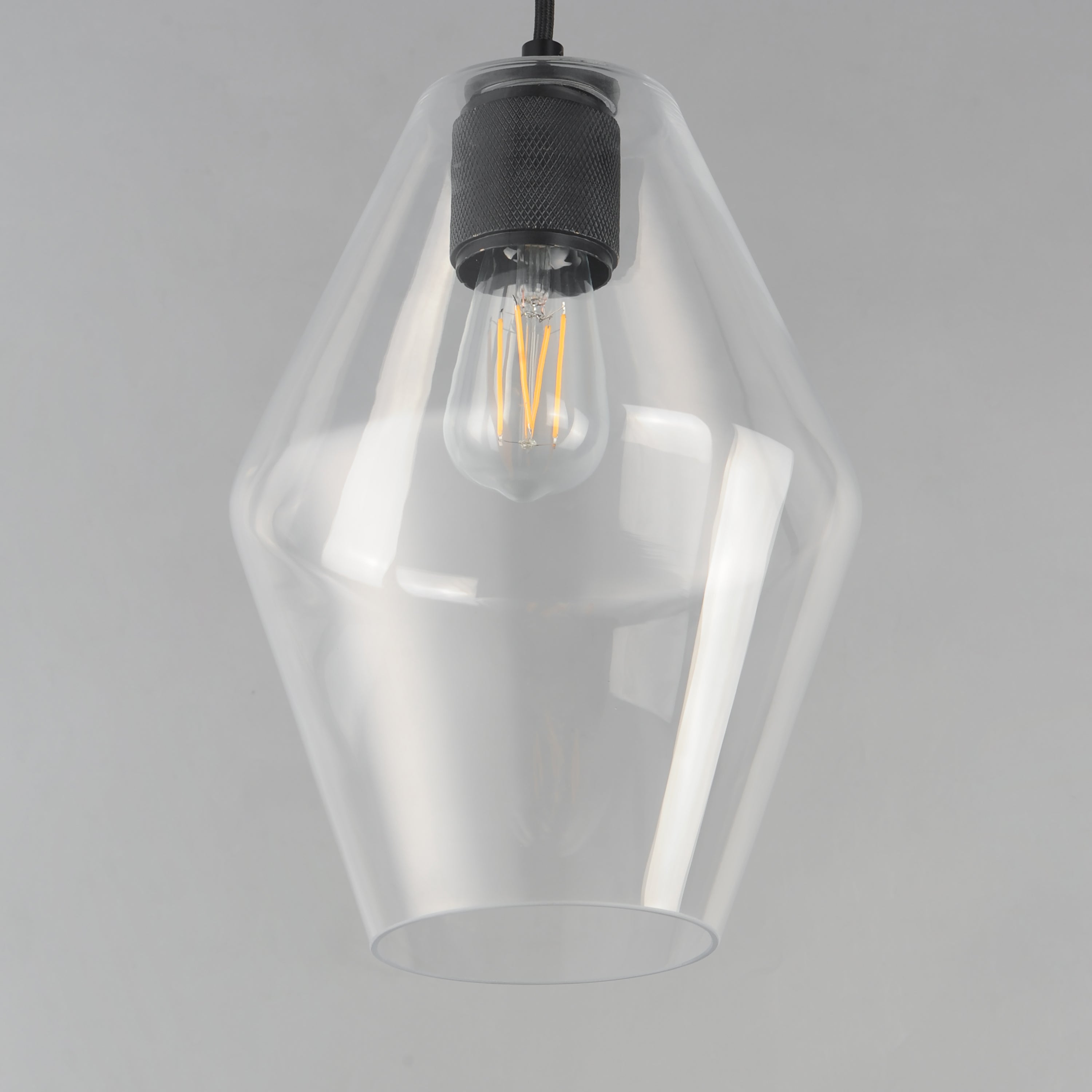 Geode Small Pendant Black