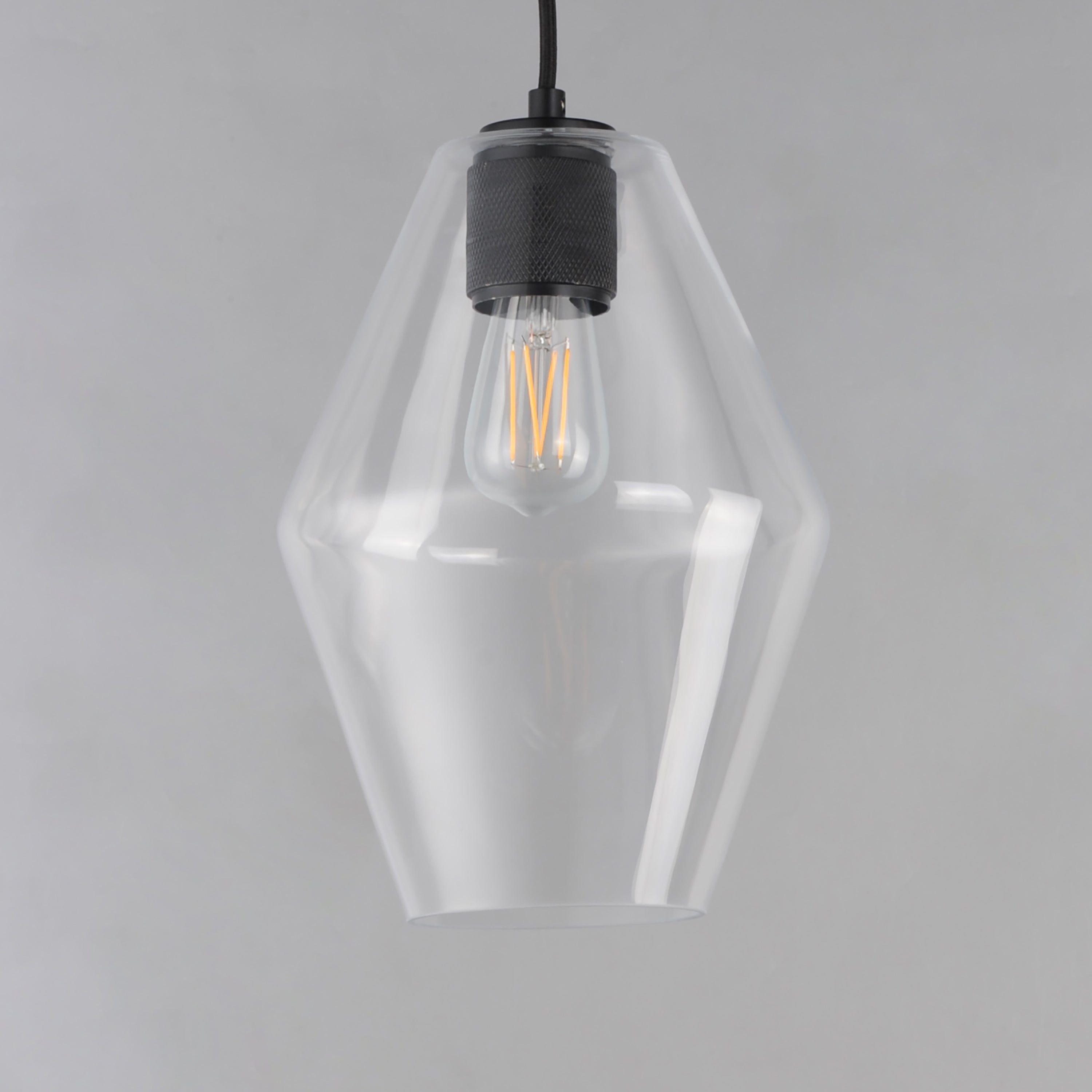 Geode Small Pendant Black