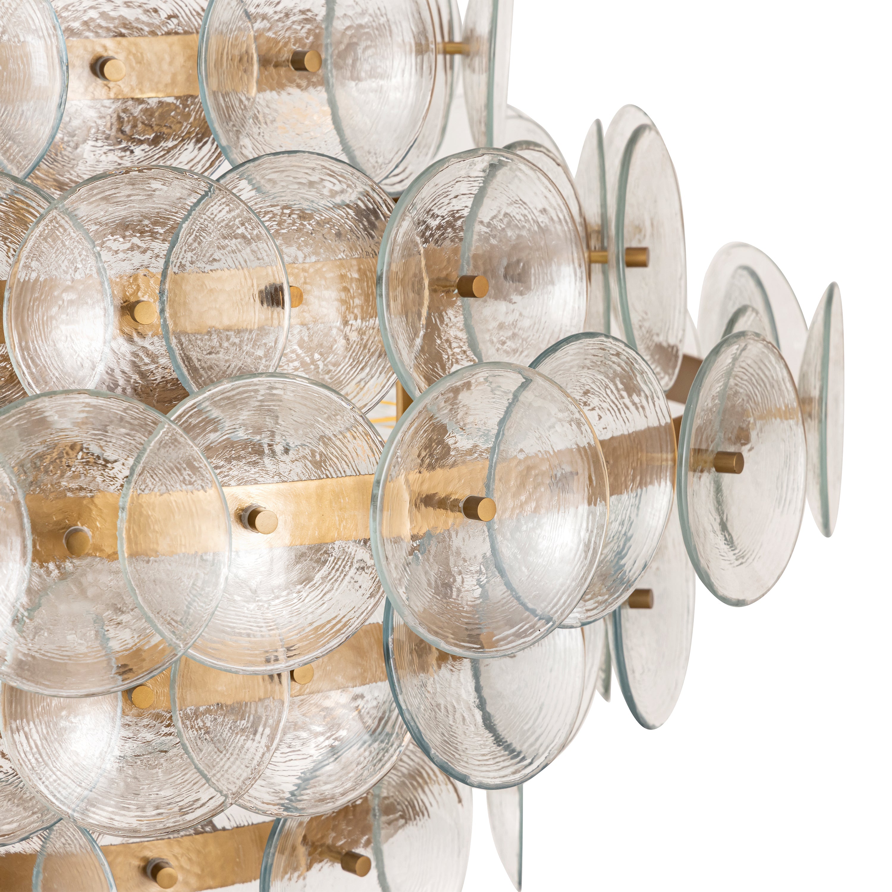 Loren 12 Light Chandelier Brass