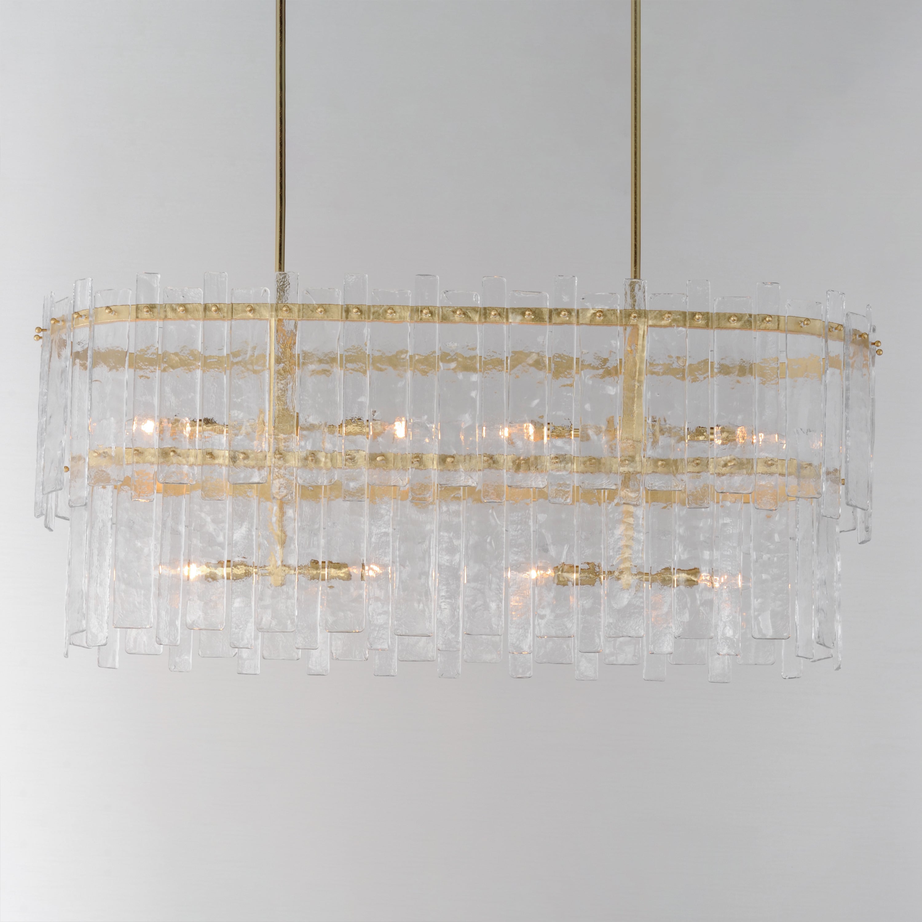 Warren 8 Light Pendant Gold