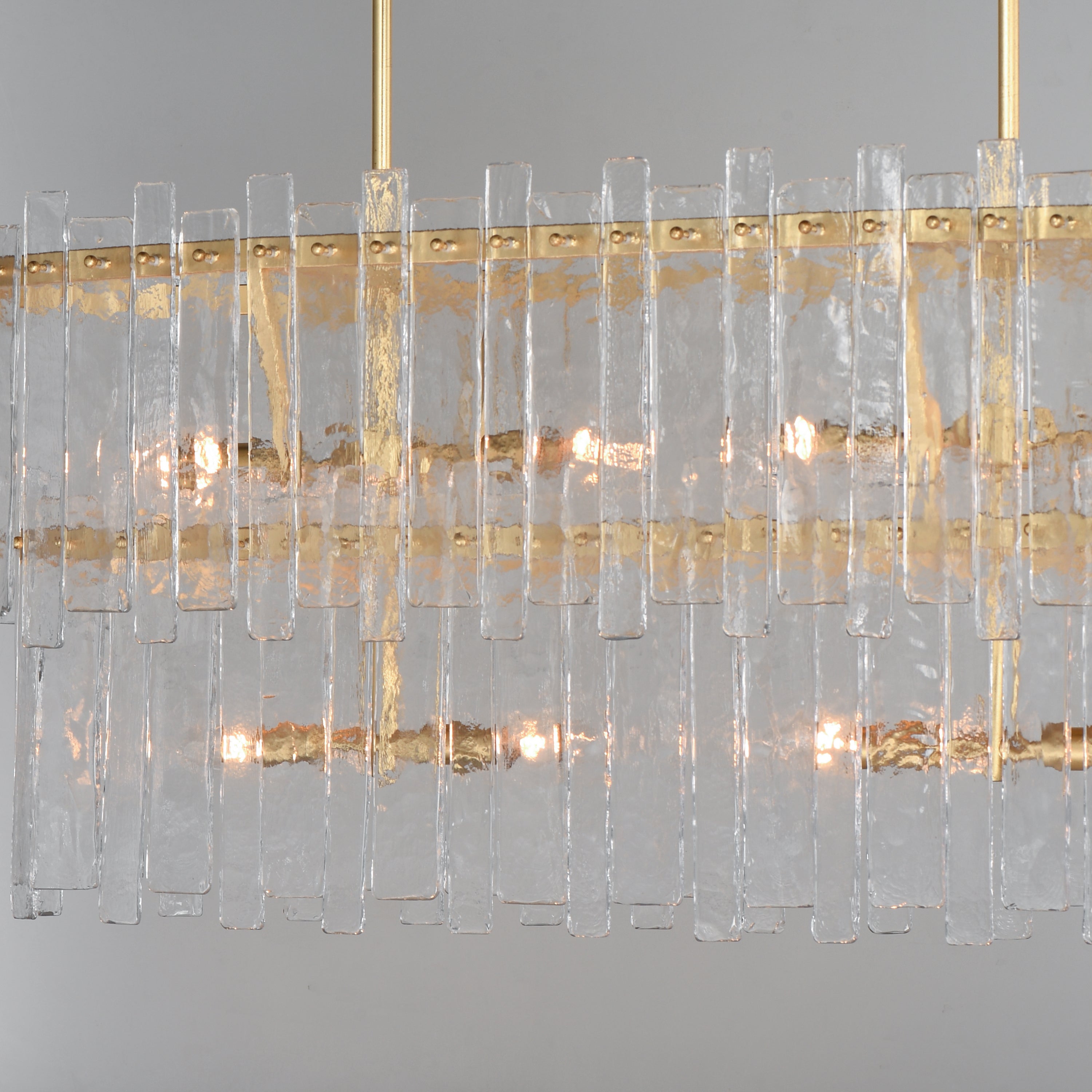 Warren 8 Light Pendant Gold