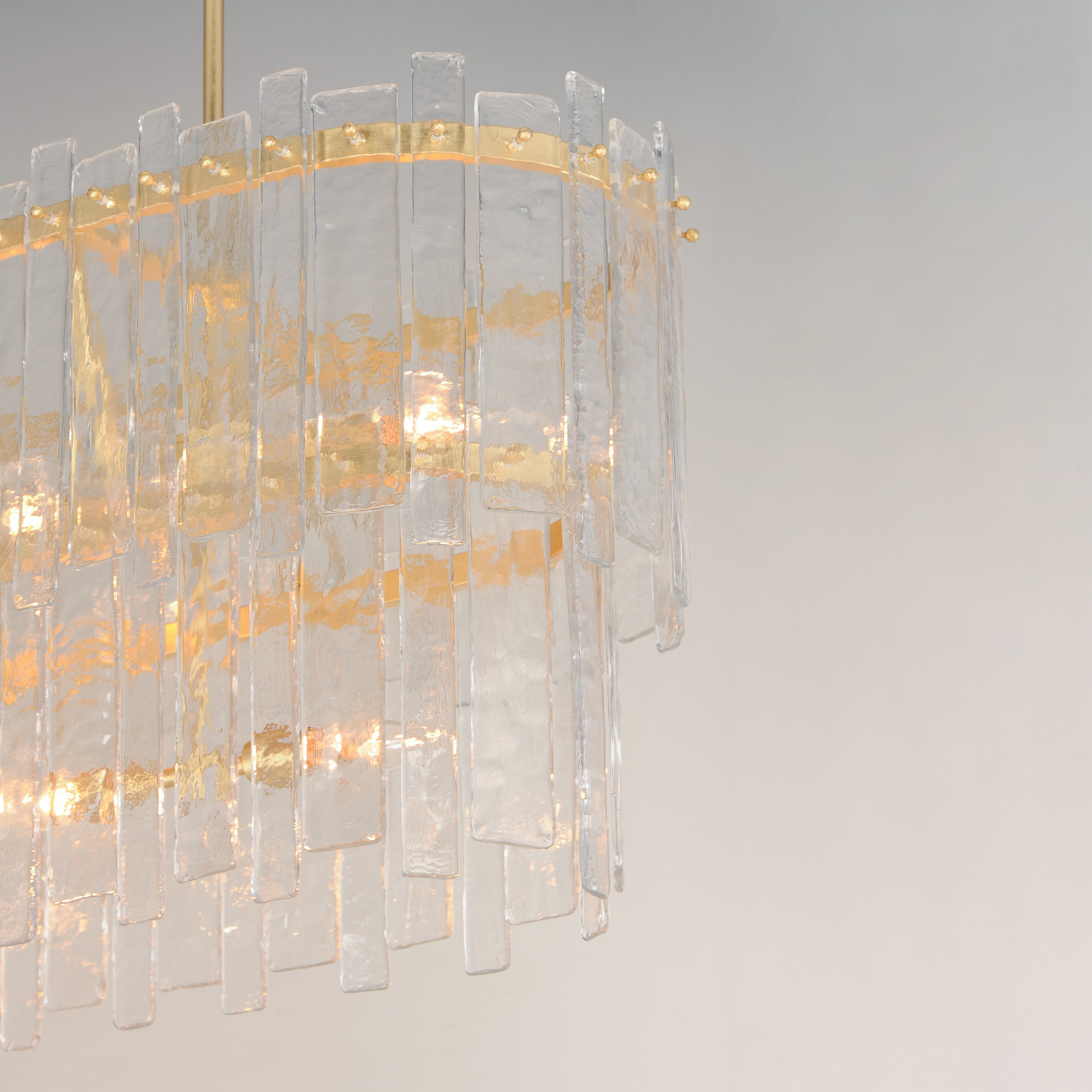 Warren 8 Light Pendant Gold