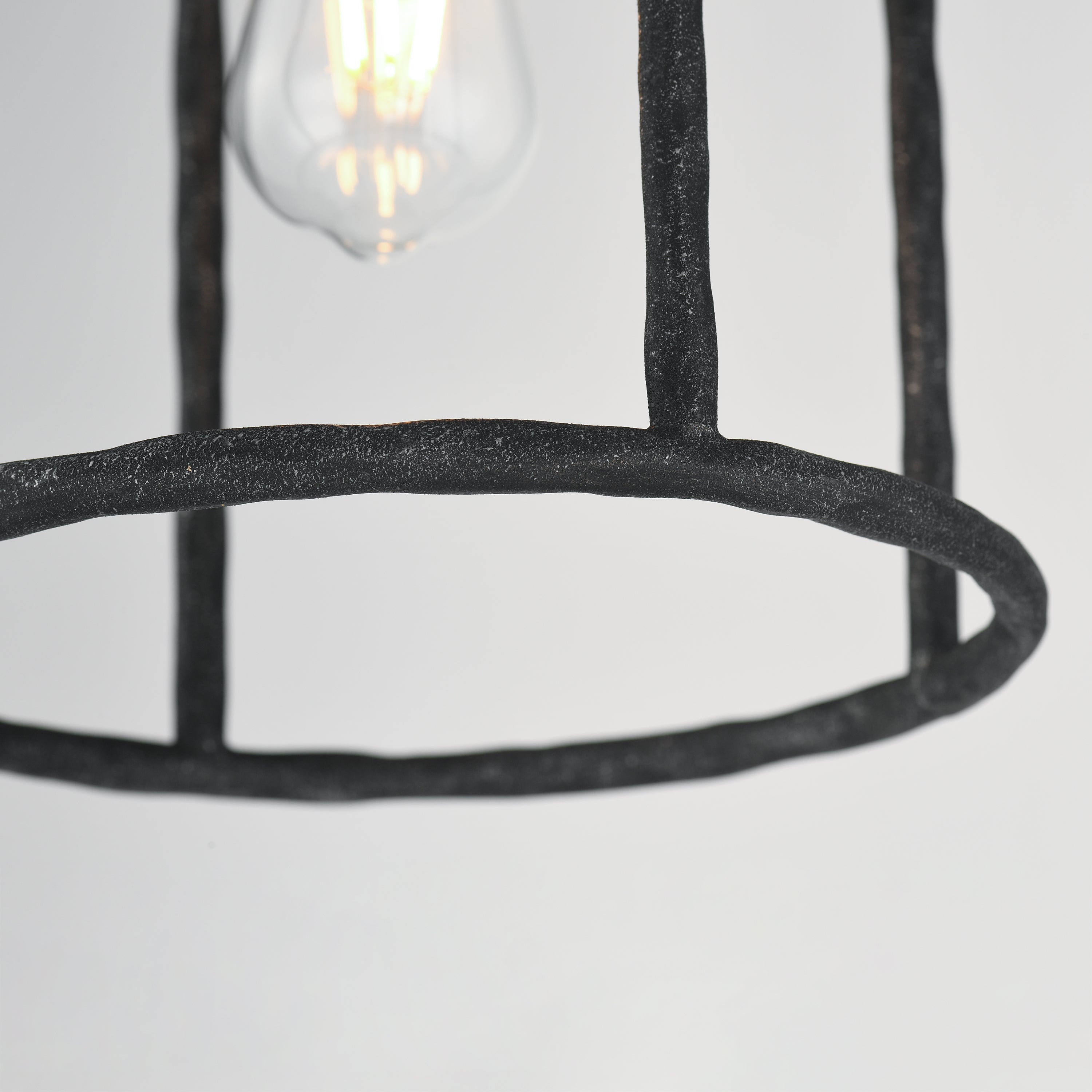 Martel 1 Light Pendant Black