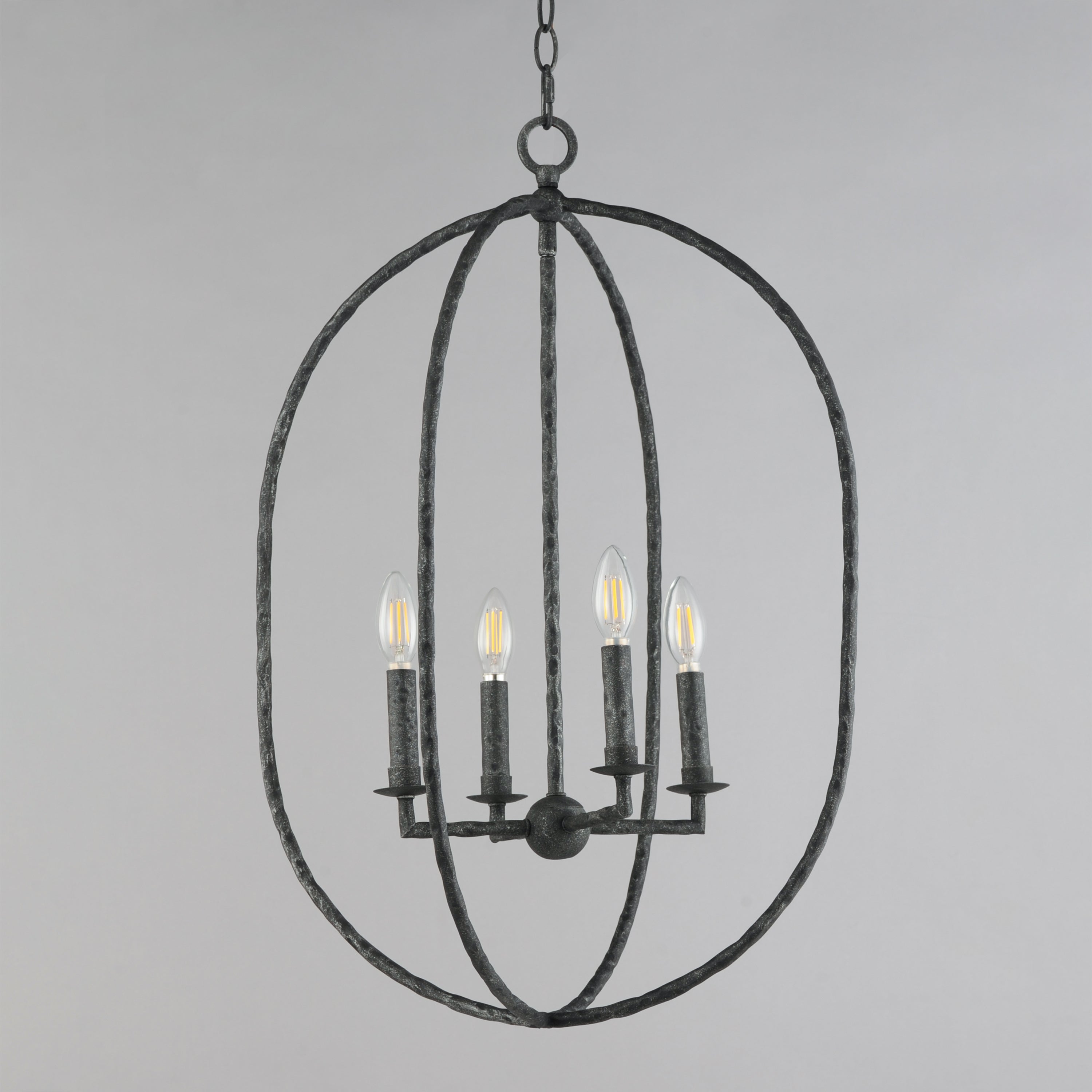 Martel 4 Light Pendant Black