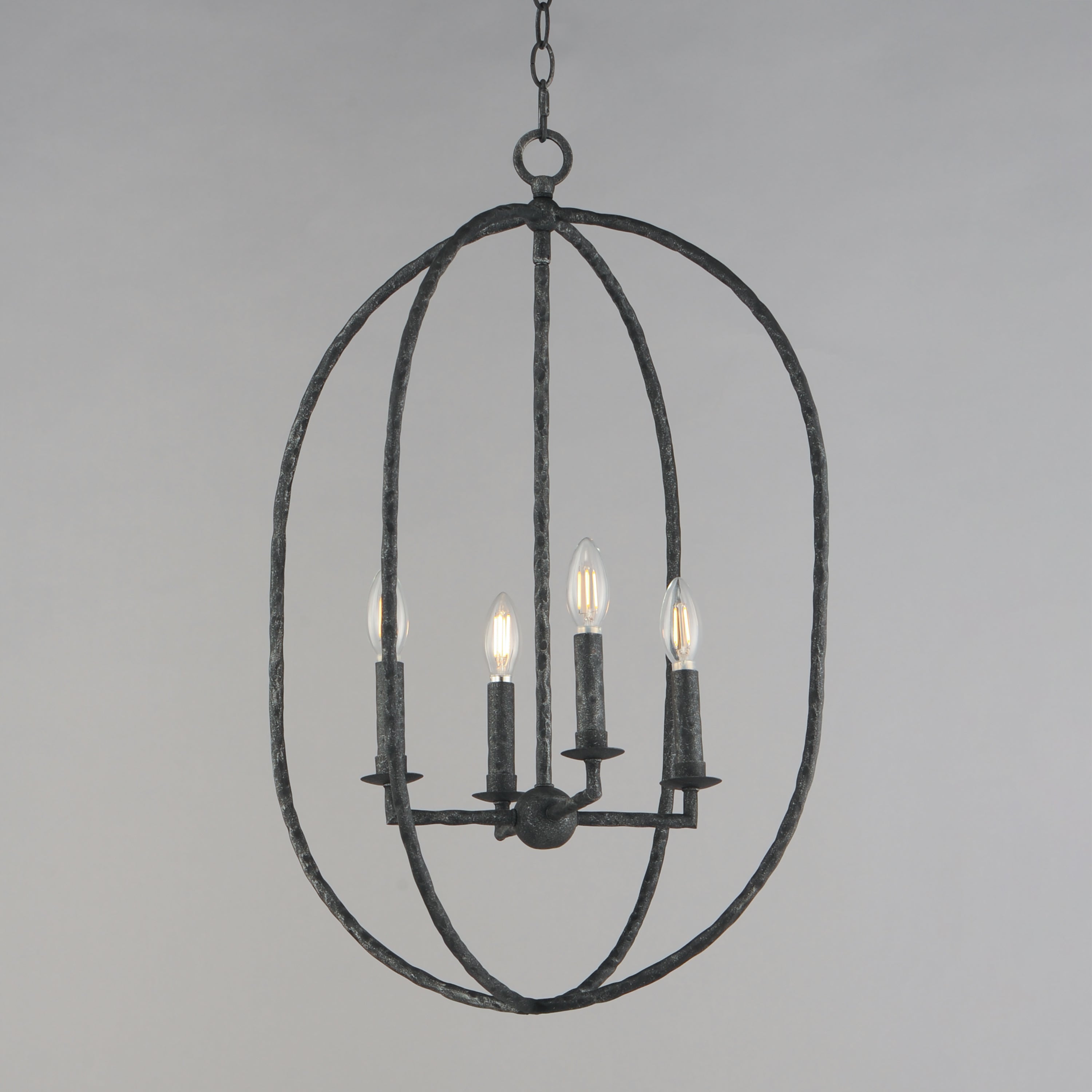 Martel 4 Light Pendant Black
