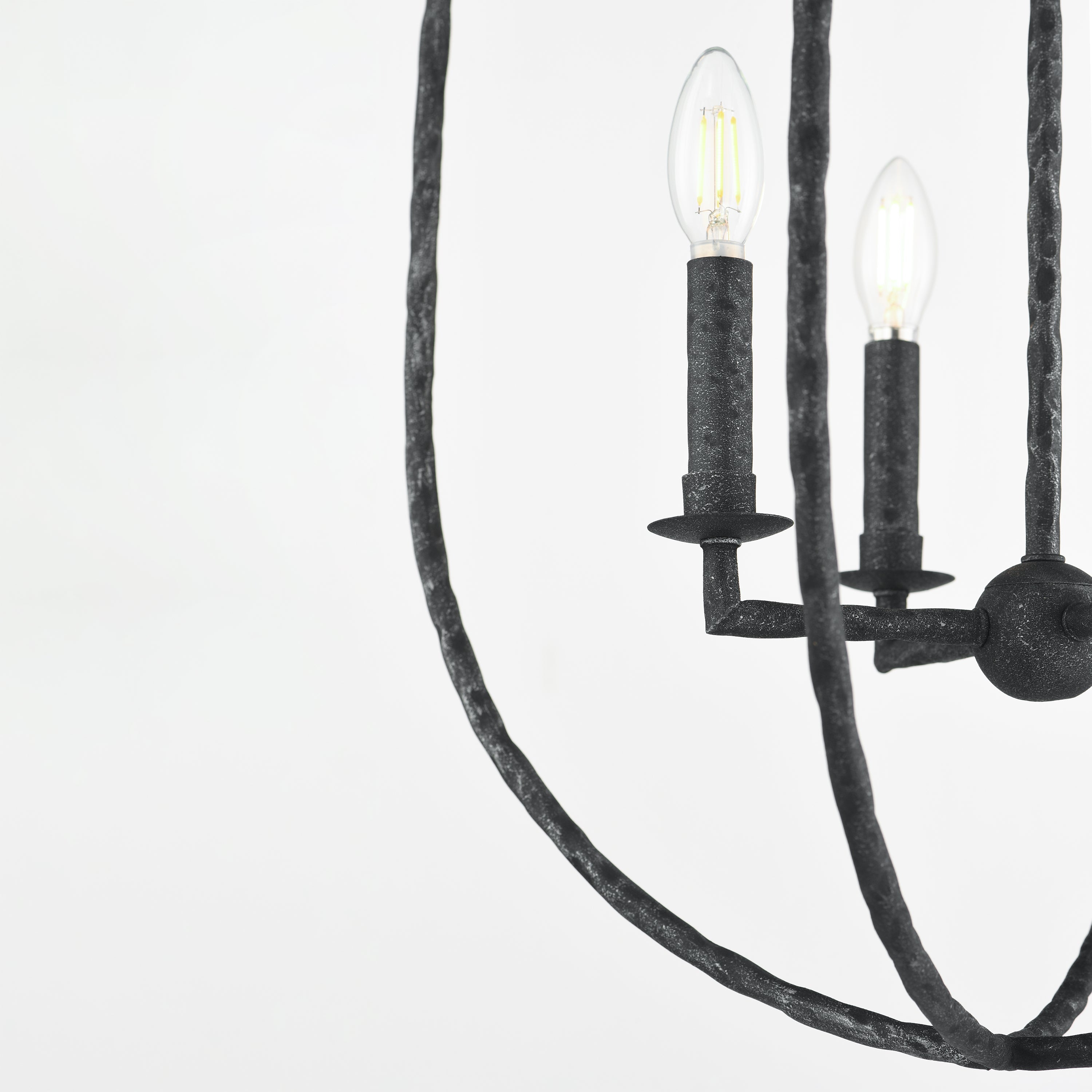 Martel 4 Light Pendant Black