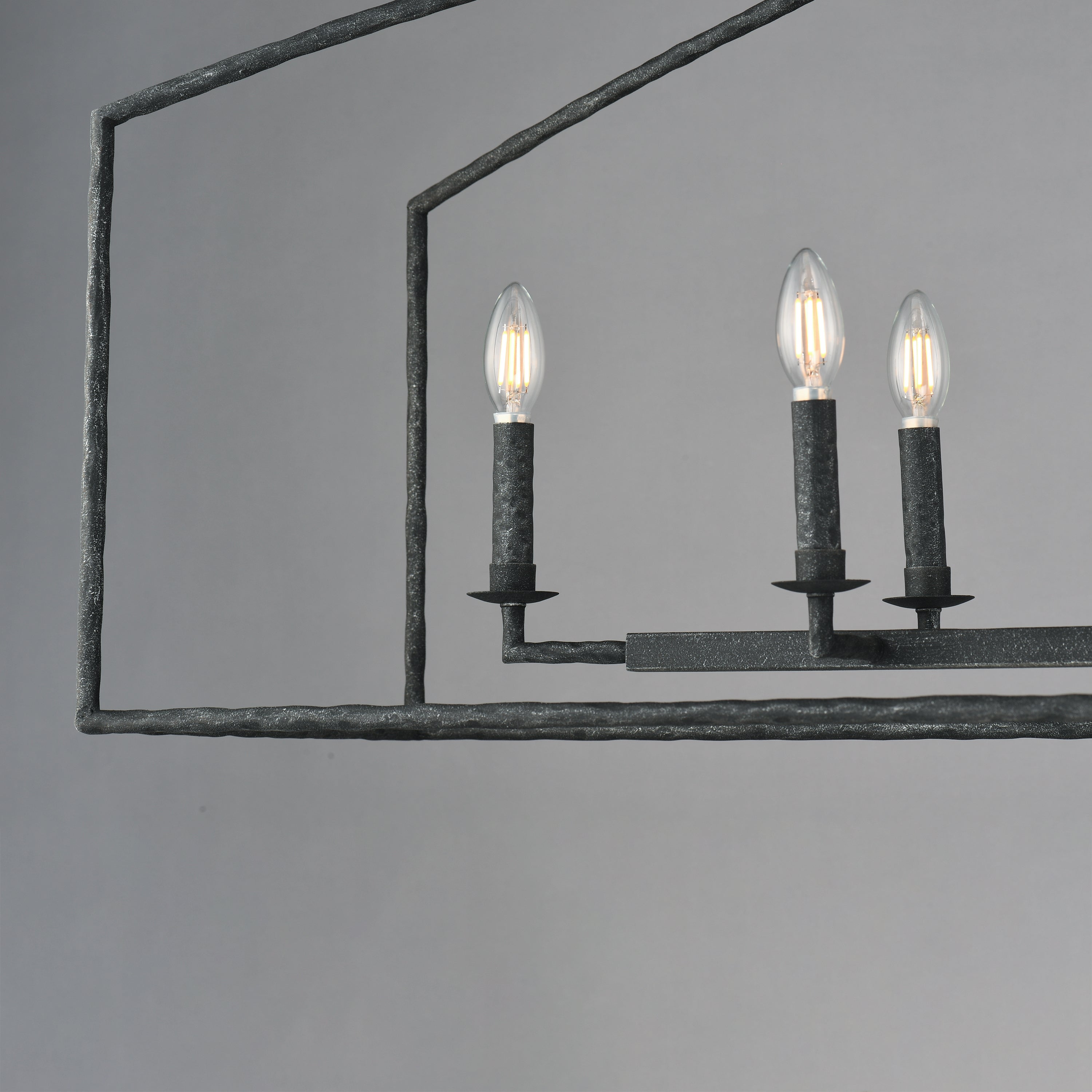 Martel 8 Light Chandelier Black