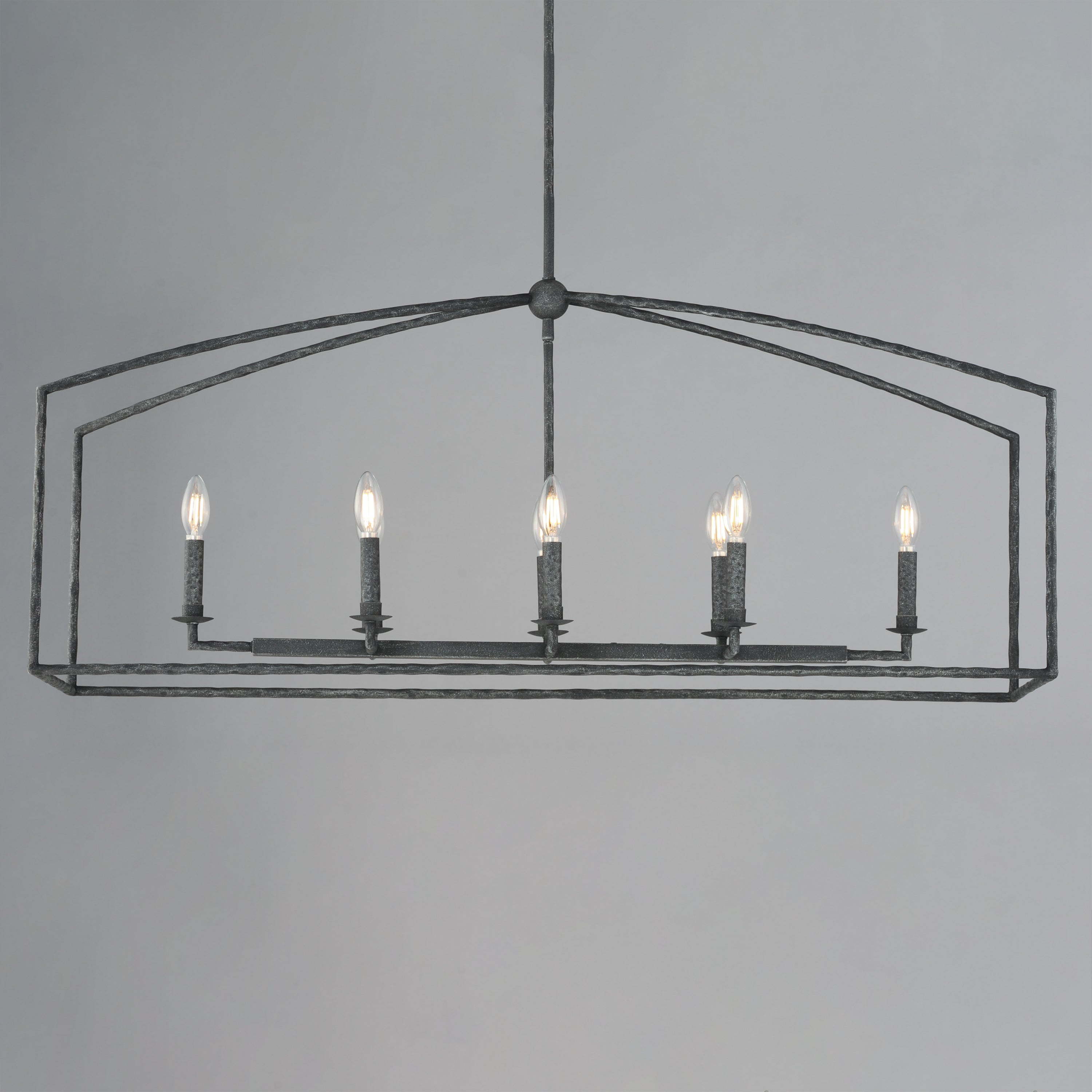 Martel 8 Light Chandelier Black
