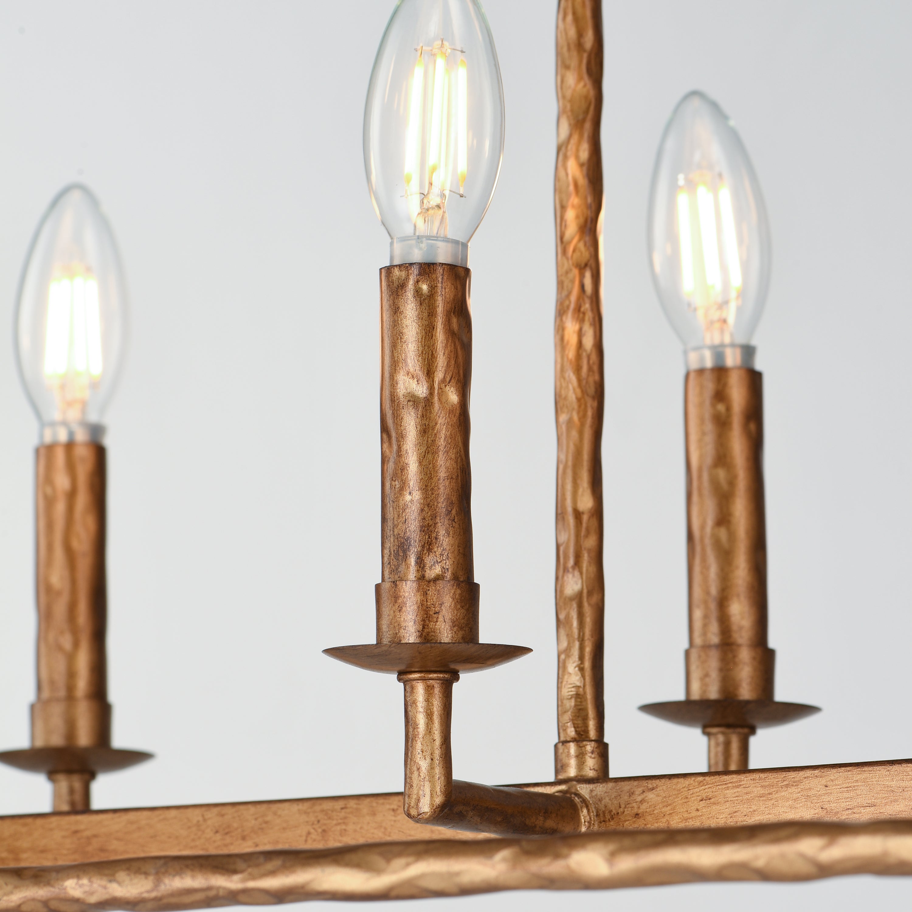 Martel 8 Light Chandelier Gold