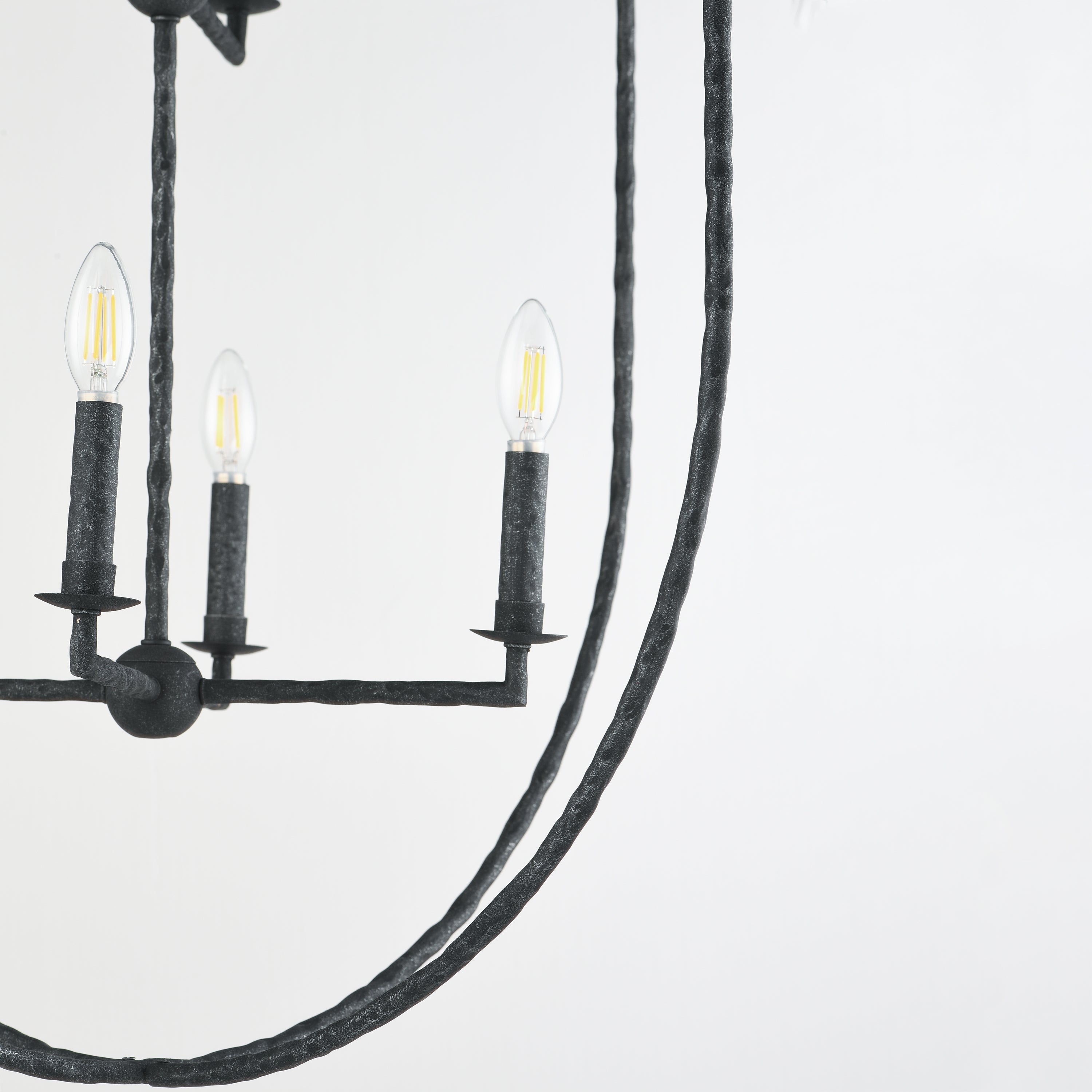 Martel 8 Light Pendant Black