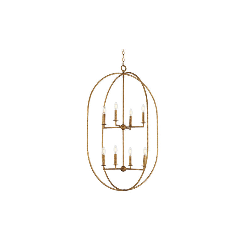 Martel 8 Light Pendant Gold