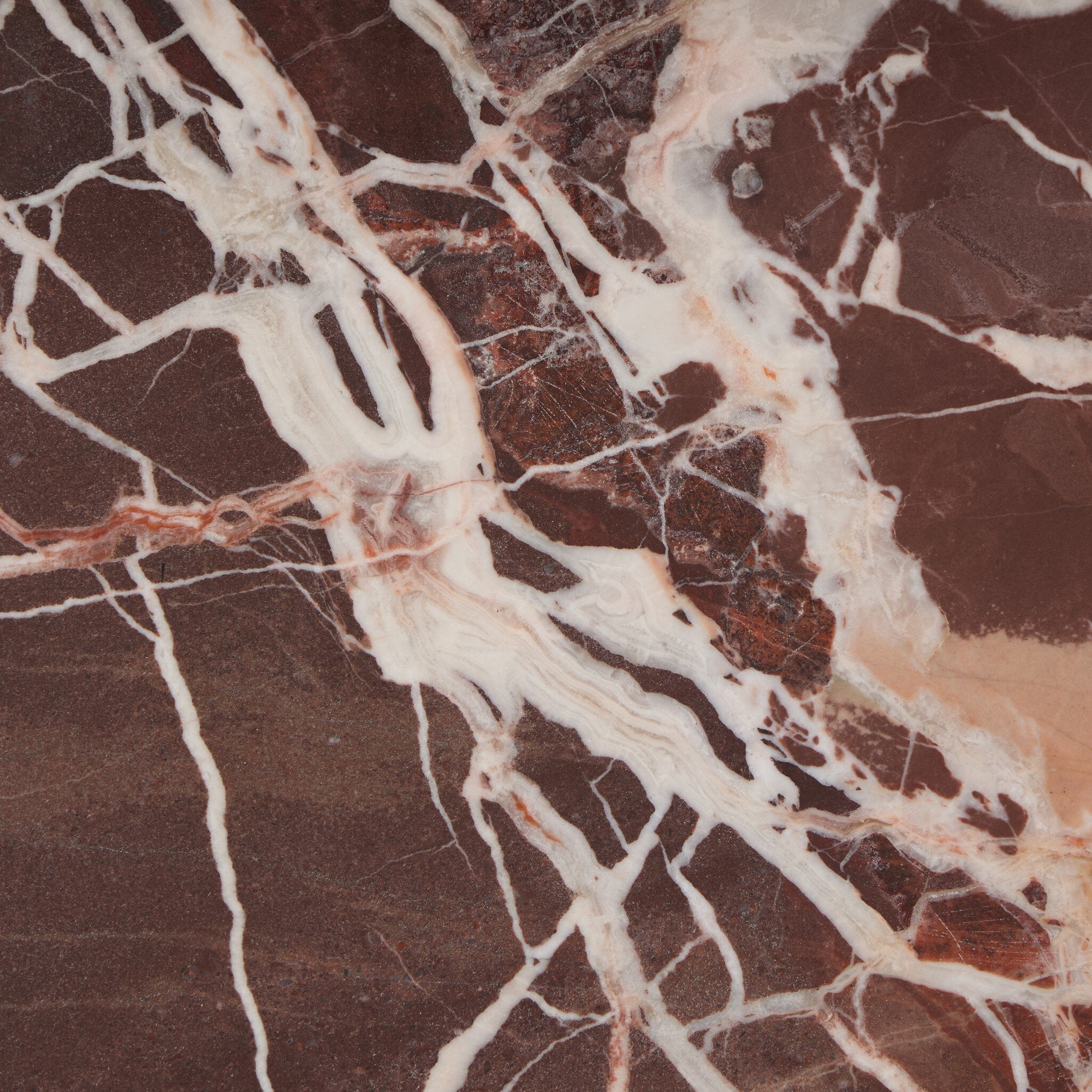 Arum End Table Merlot Marble
