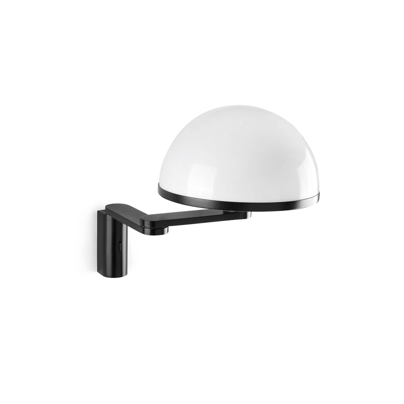 Dome Pared Con Brazo Orientable Negro