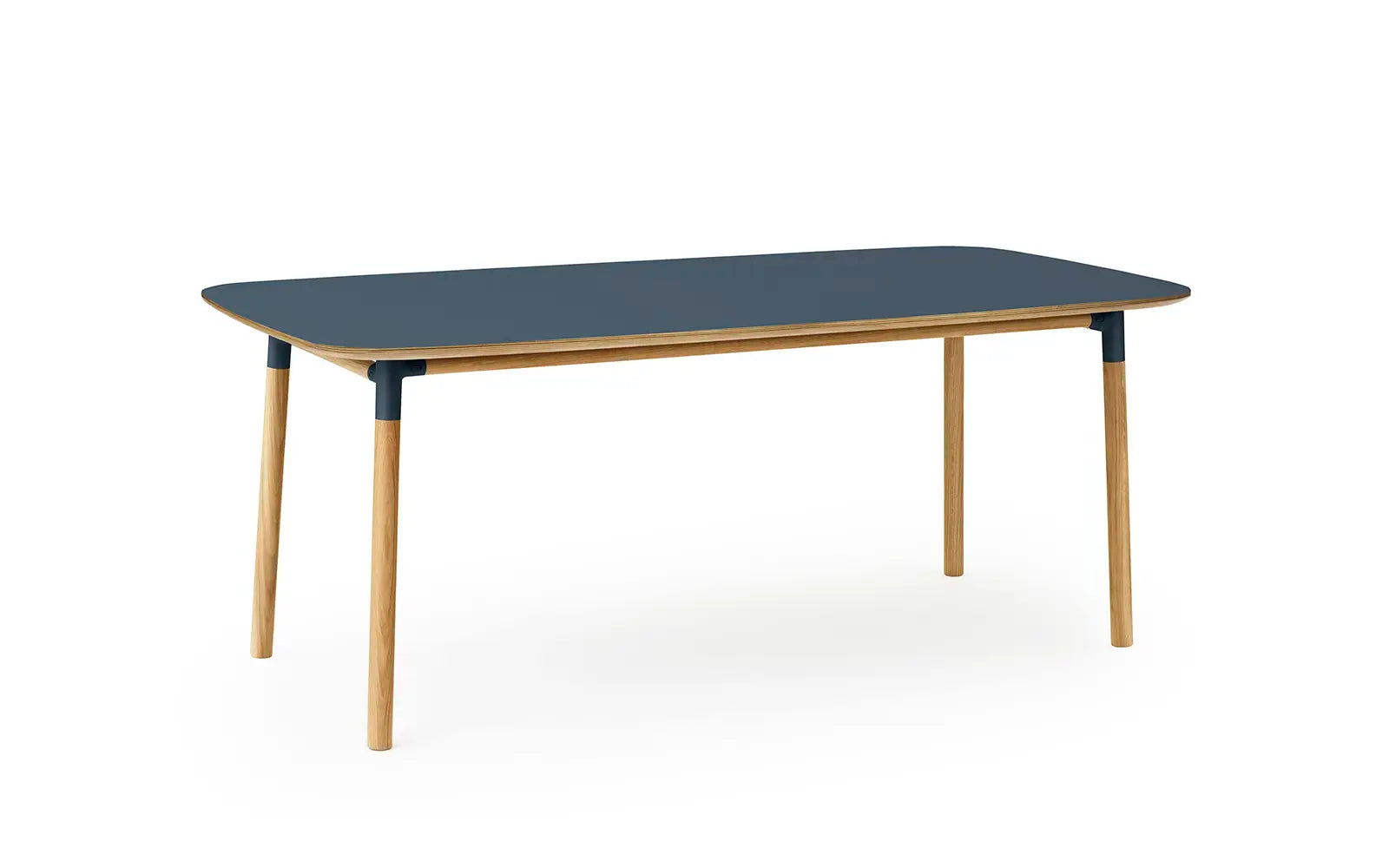 Form Table Large Blue/Oak