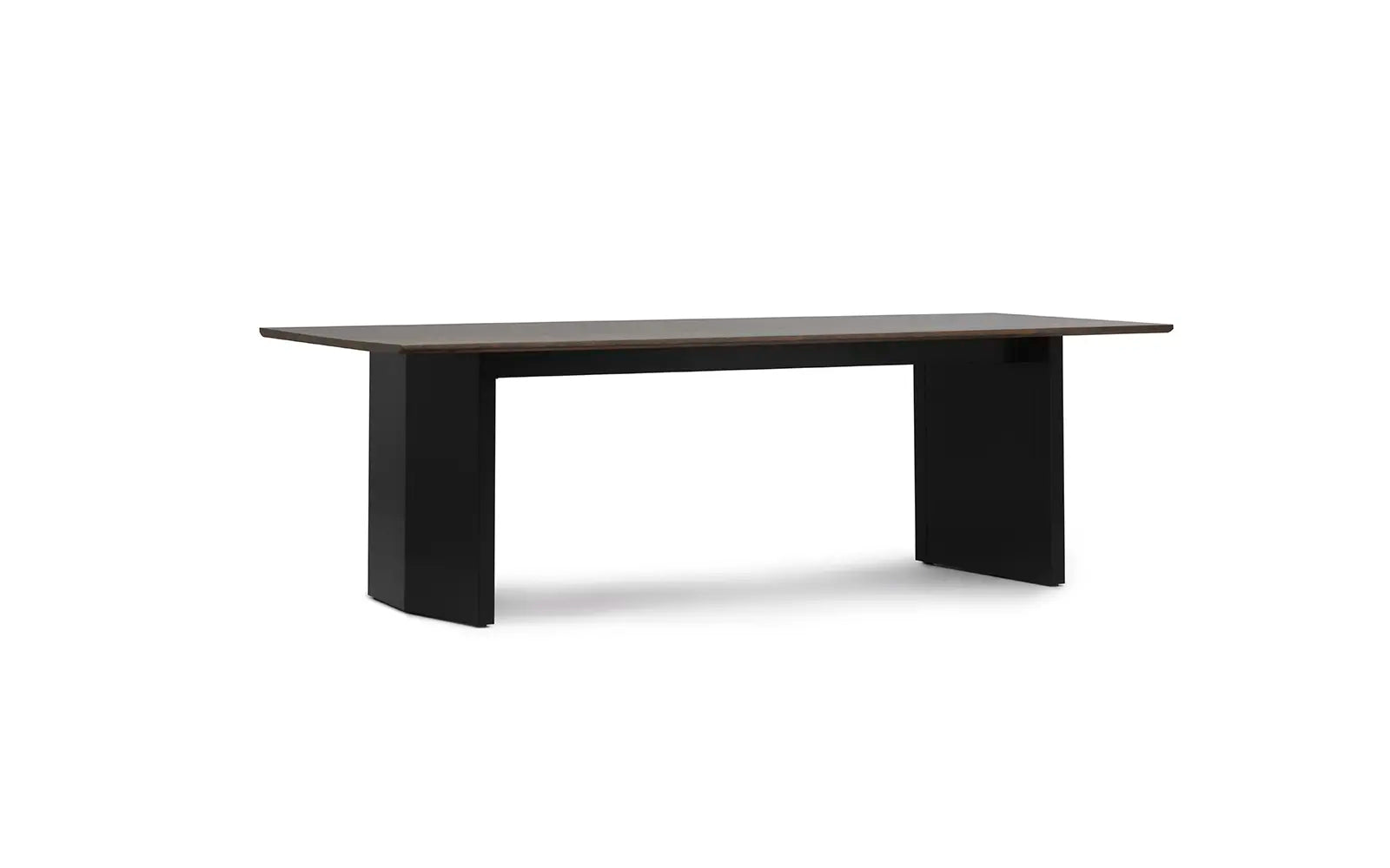 Panel Table Medium Black/Dark Brown