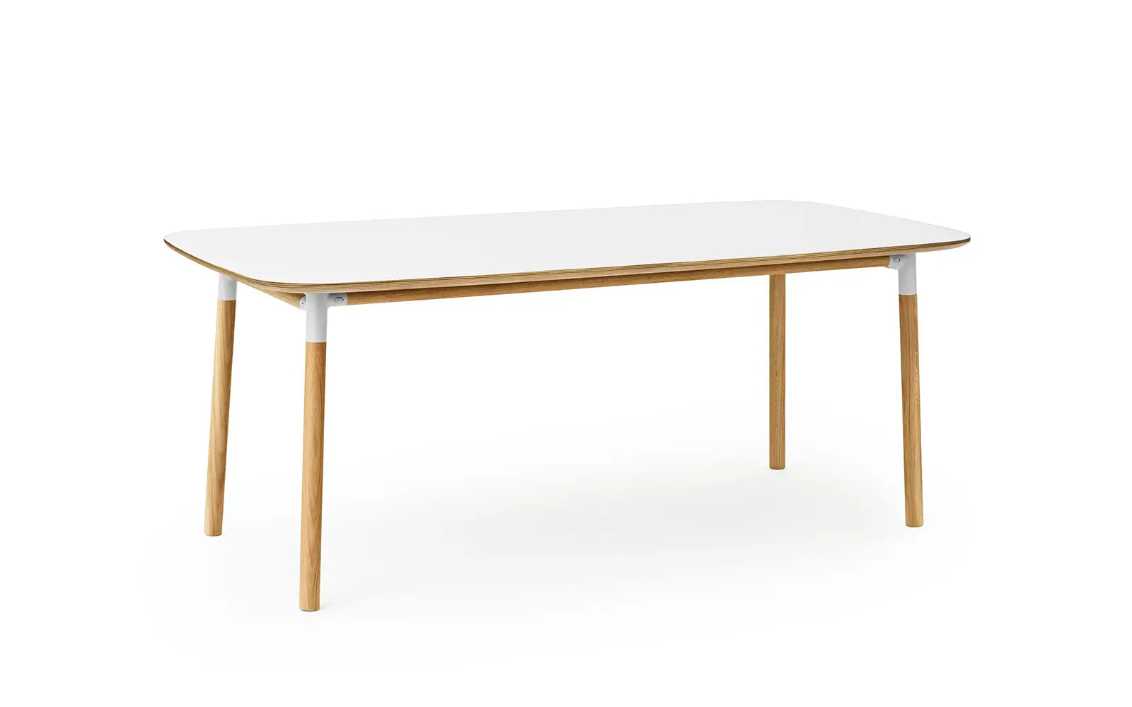 Form Table Large White/Oak