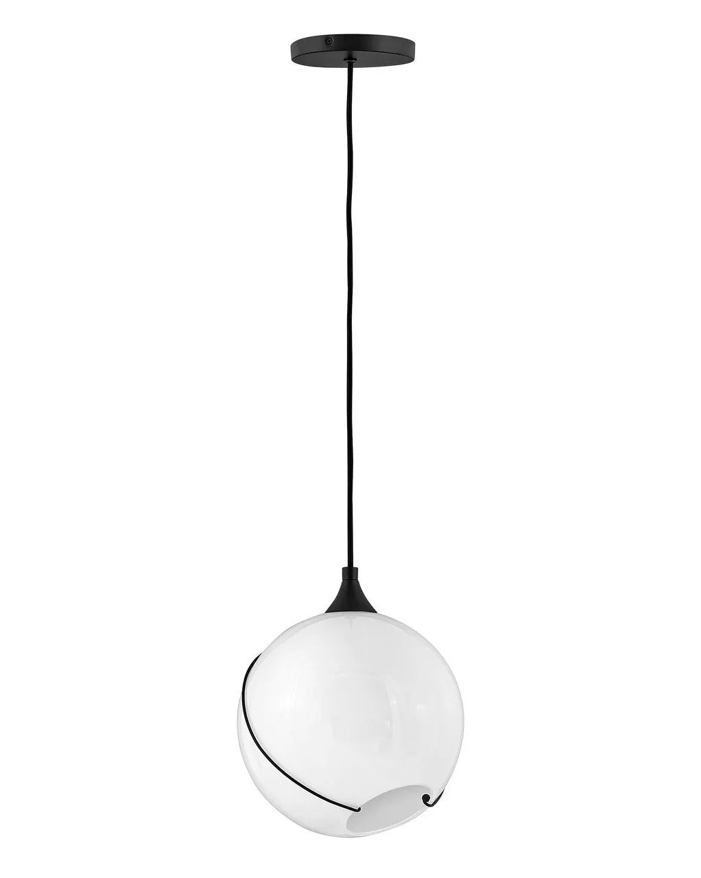 Skye Small Pendant Black
