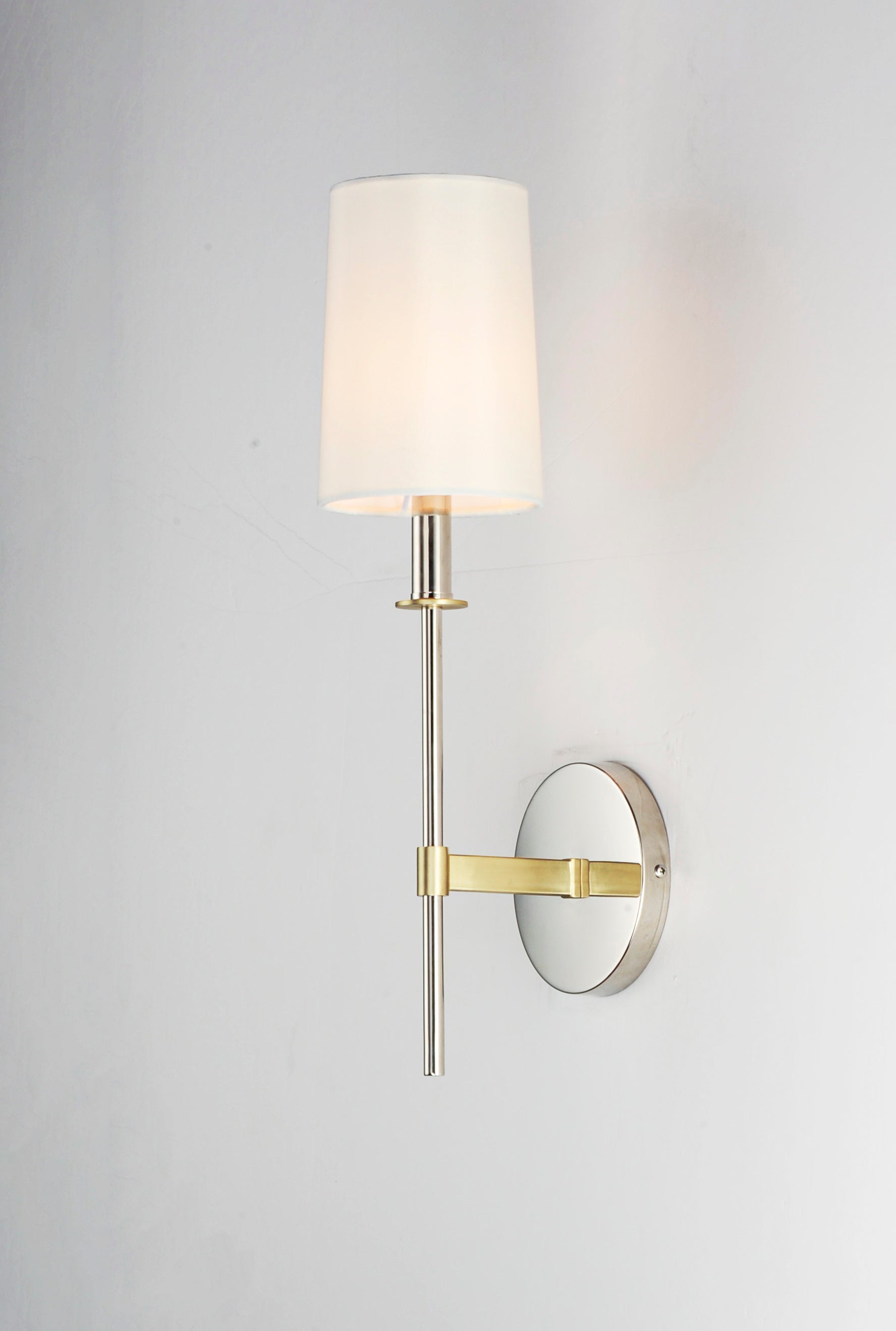 Uptown Sconce Brass/Nickel