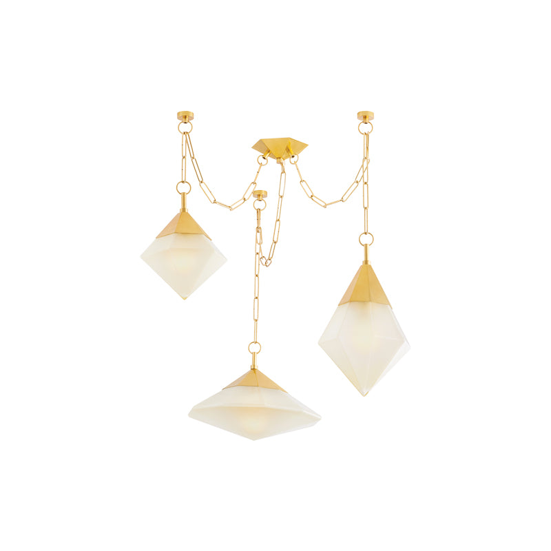 Angelique Pendant Brass Small